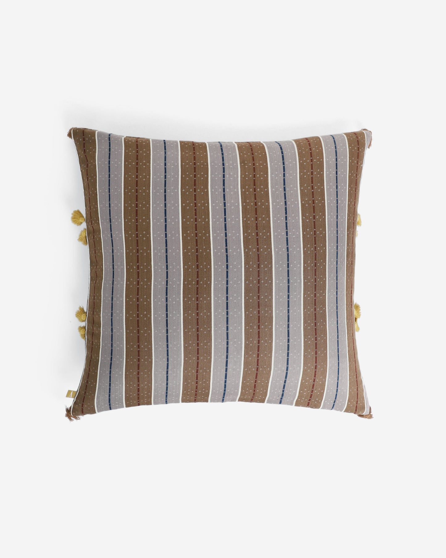 Sefa Weft Ikat Cotton Silk Cushion Cover