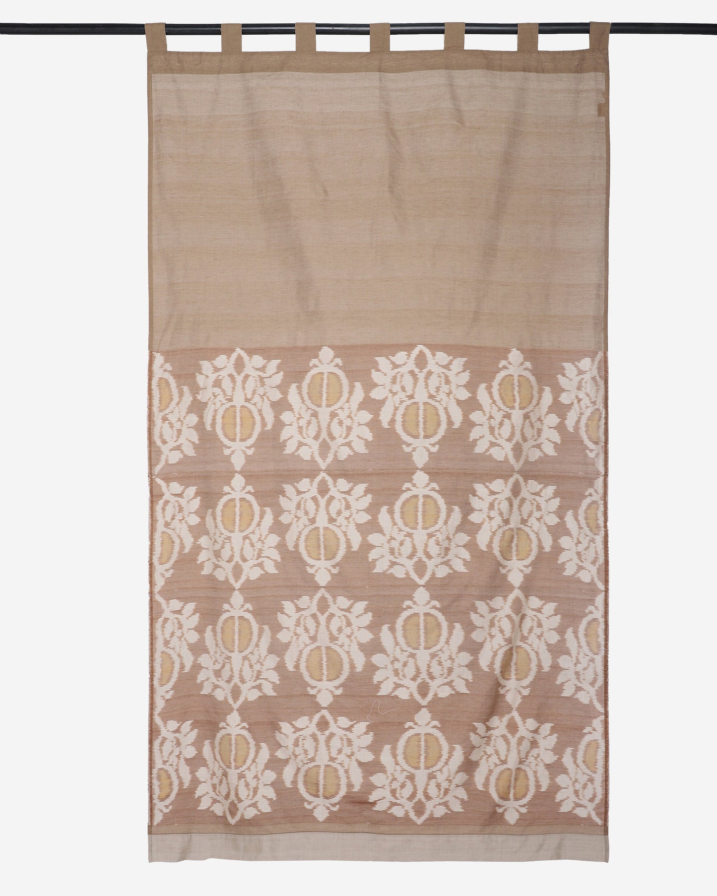Akara Warp Ikat Cotton Curtain