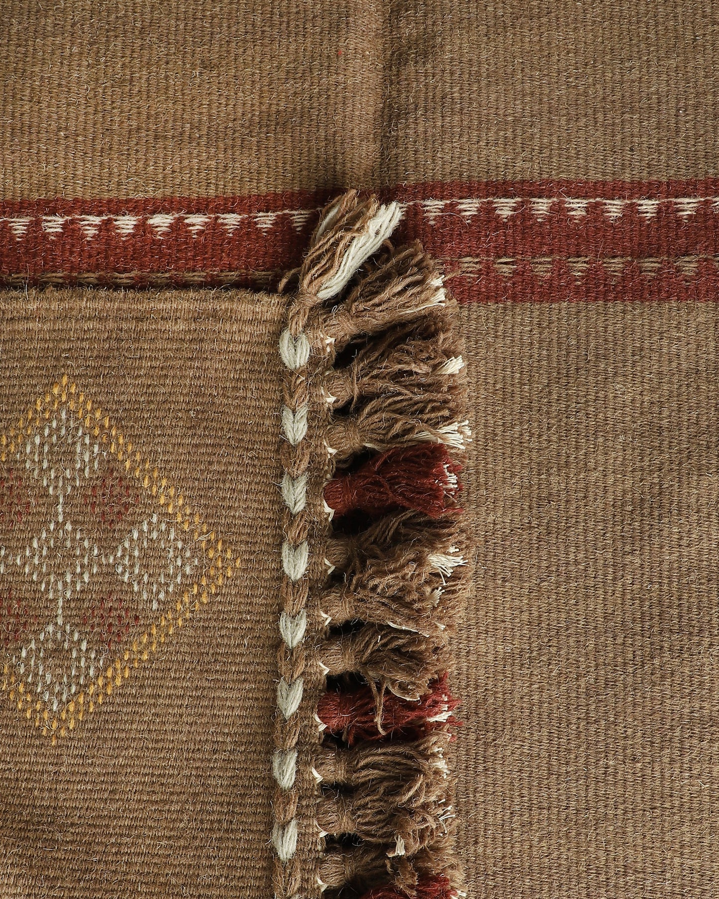 Silaah Extra Weft Cotton Wool Rug