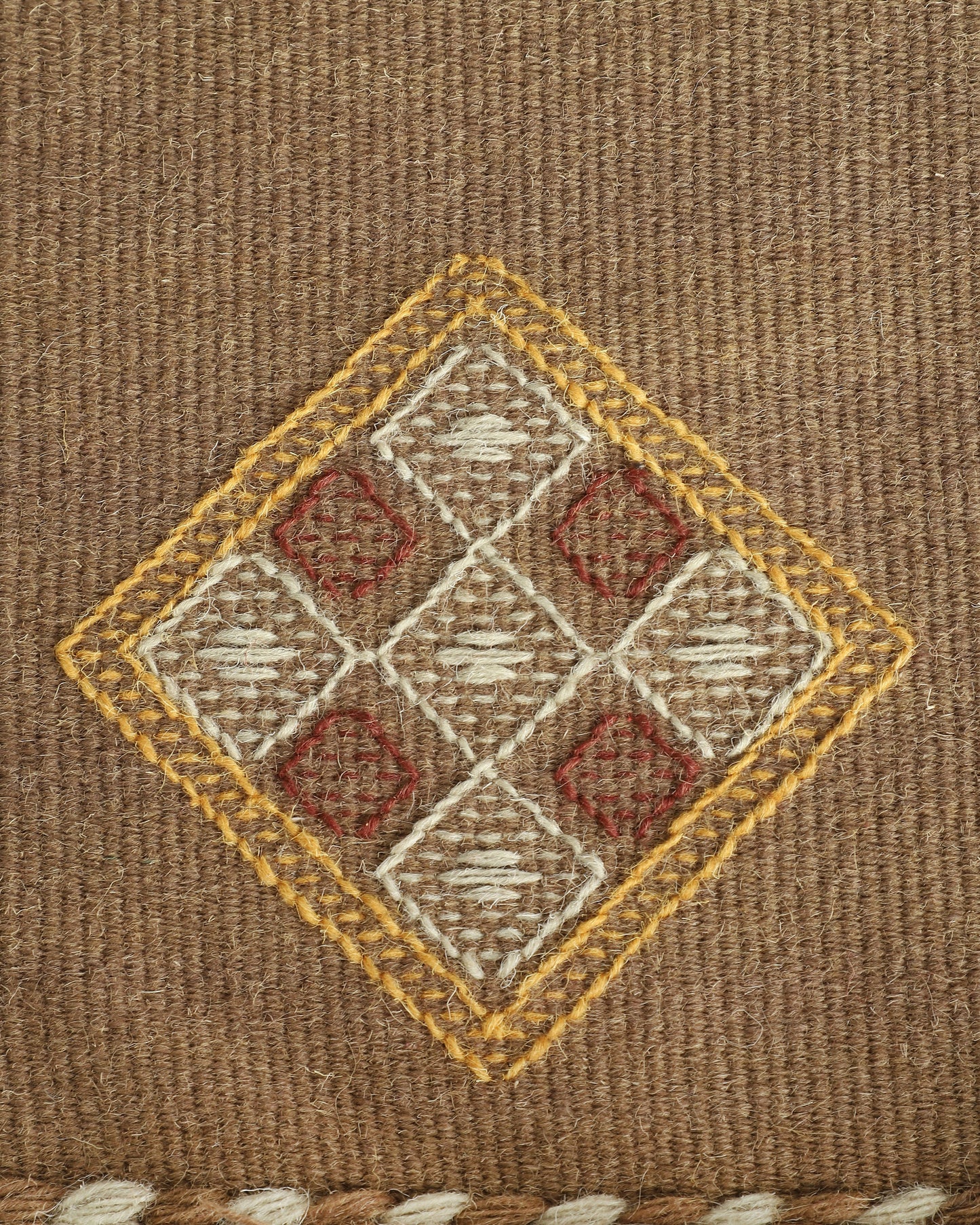 Silaah Extra Weft Cotton Wool Rug