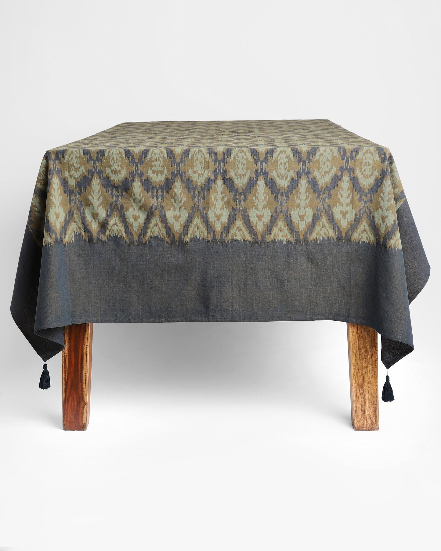 Udaya Warp Ikat Cotton Table Cover