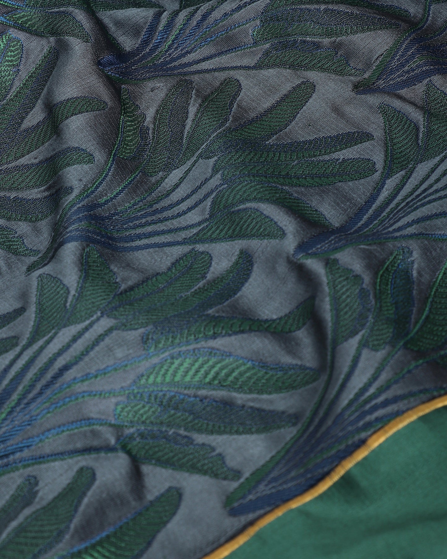 Asoka Satin Brocade Silk Throw