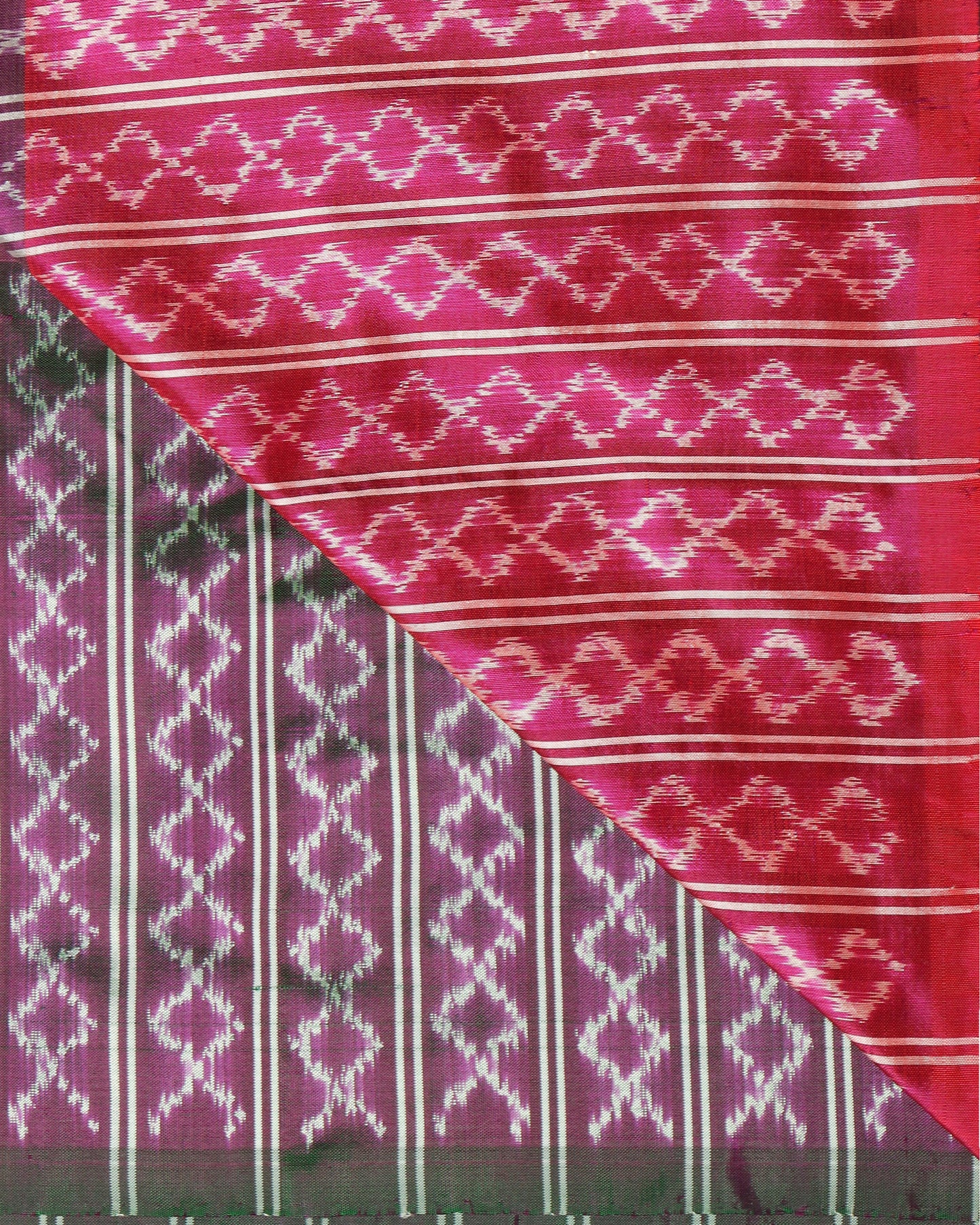 Abhitha Weft Ikat Silk Saree