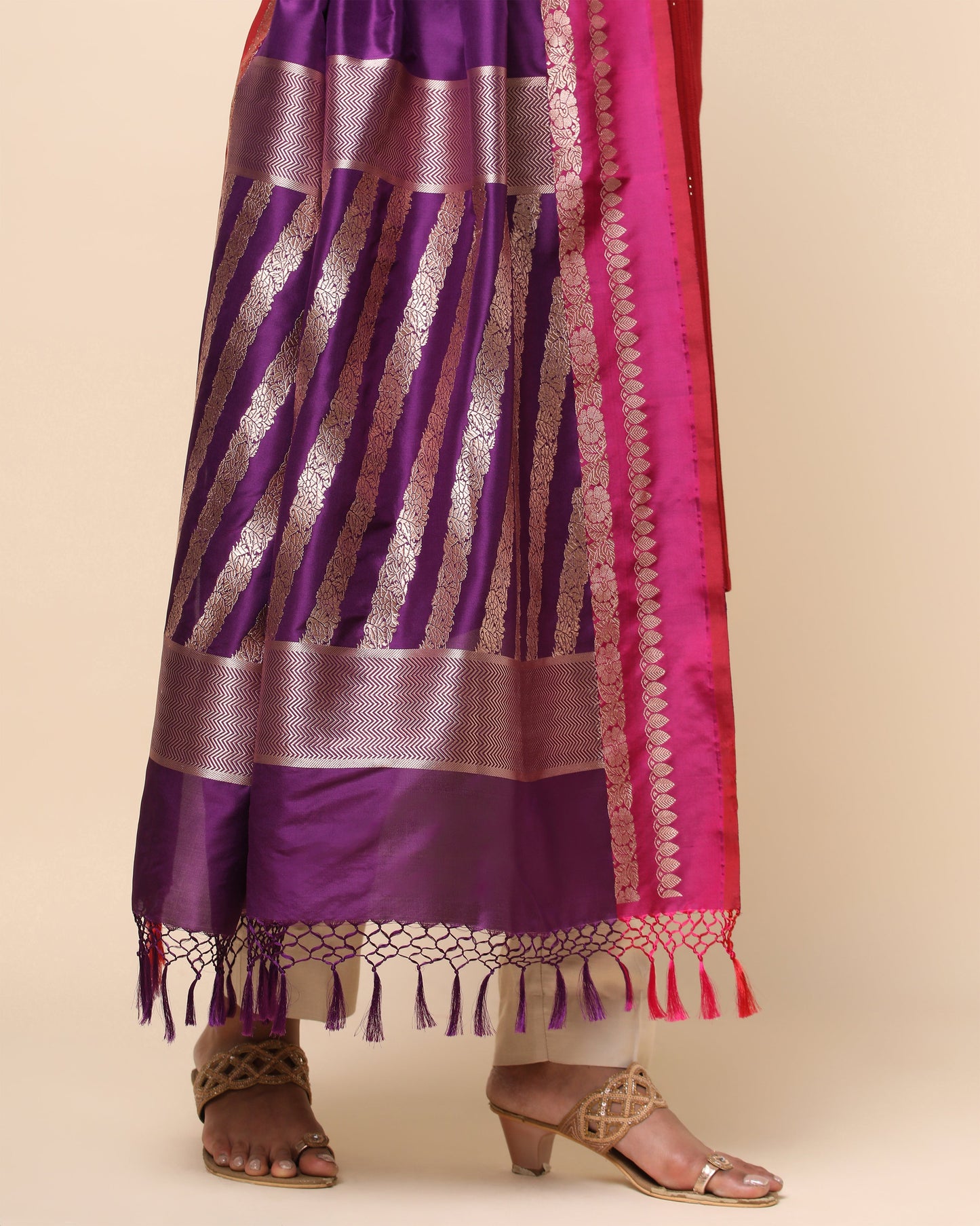 Zinat Kadwa Silk Dupatta