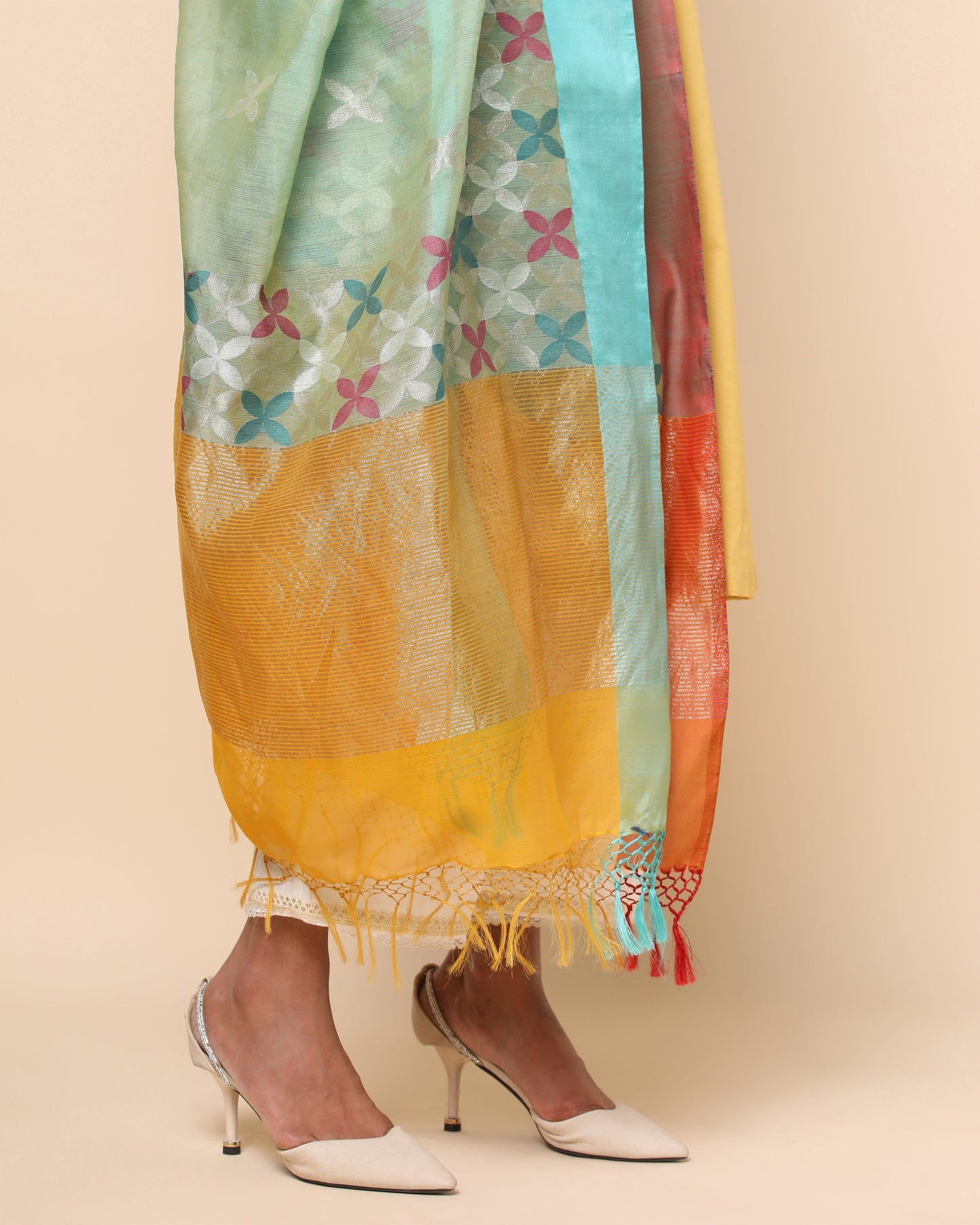 Elanor Jamdani Silk Cotton Dupatta