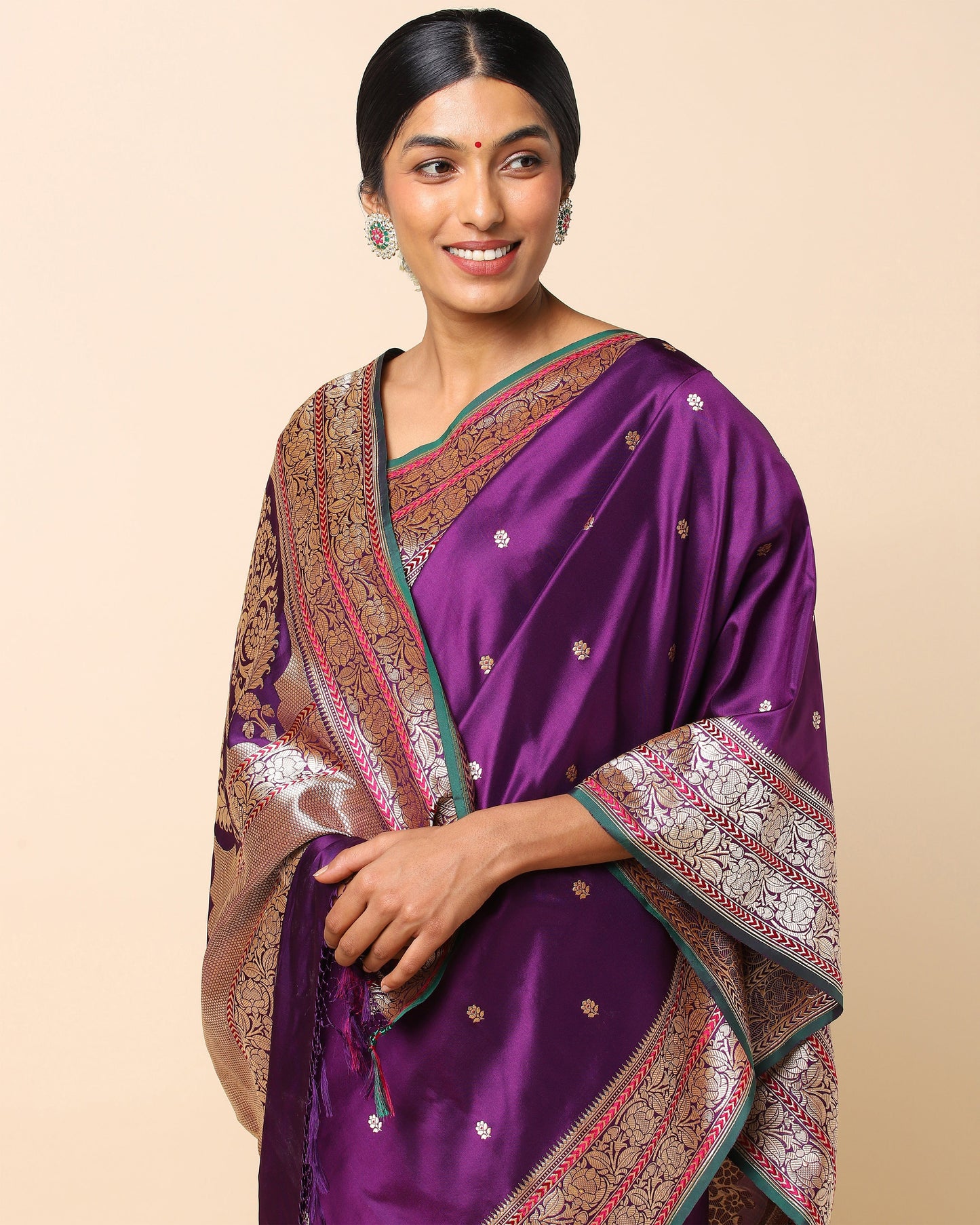 Bagh Kadwa Silk Saree