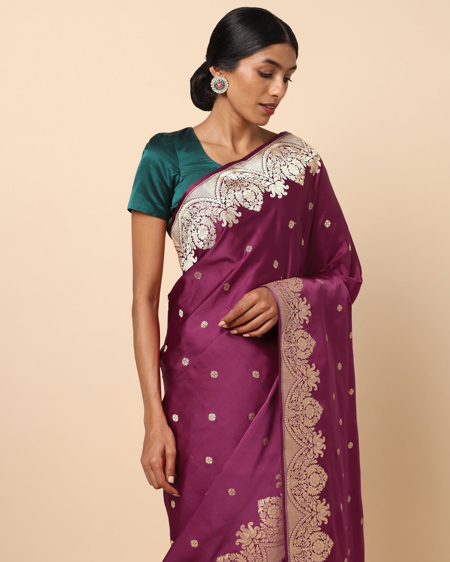 Bansari Mashru Silk Saree
