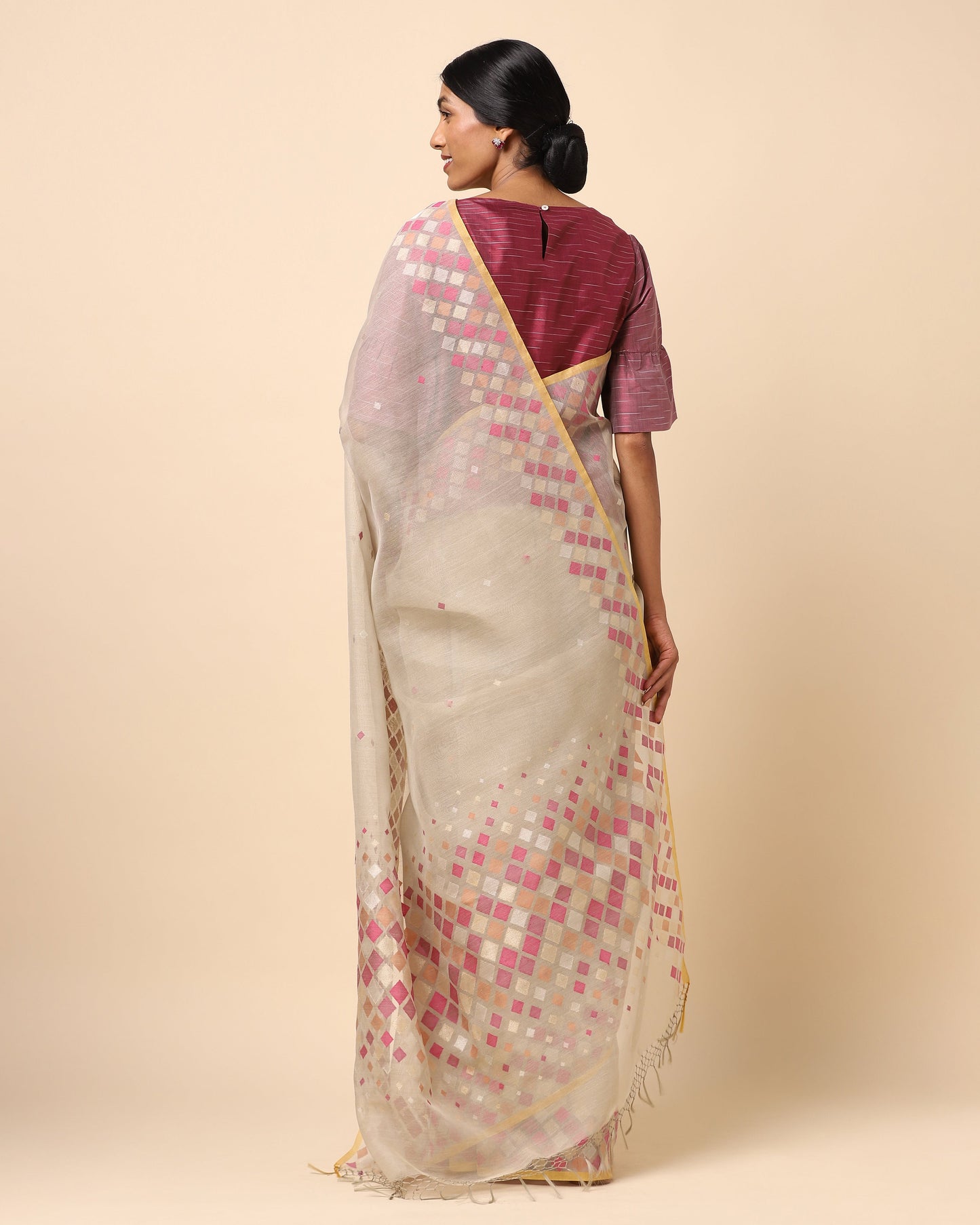 Shikha Jamdani Silk Cotton Saree