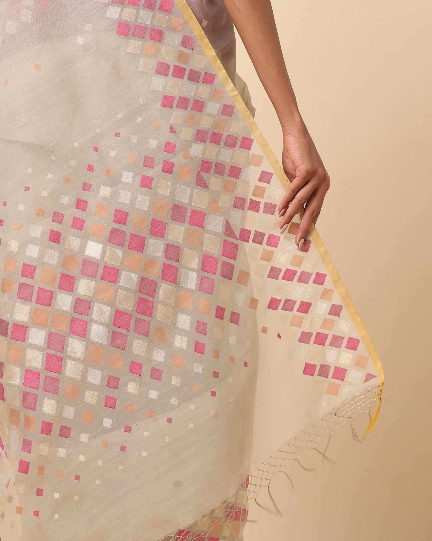 Shikha Jamdani Silk Cotton Saree