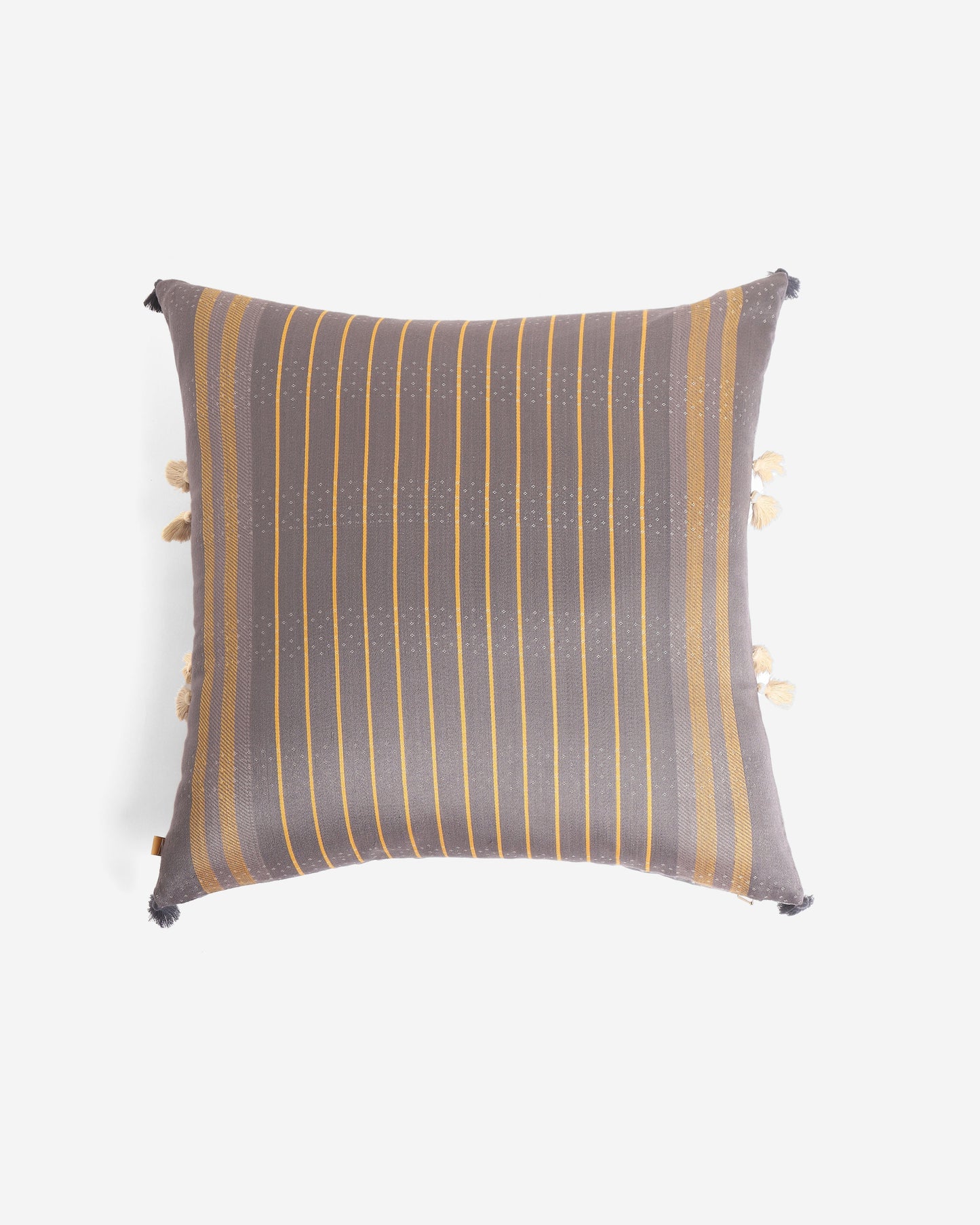 Sefa Weft Ikat Cotton Silk Cushion Cover