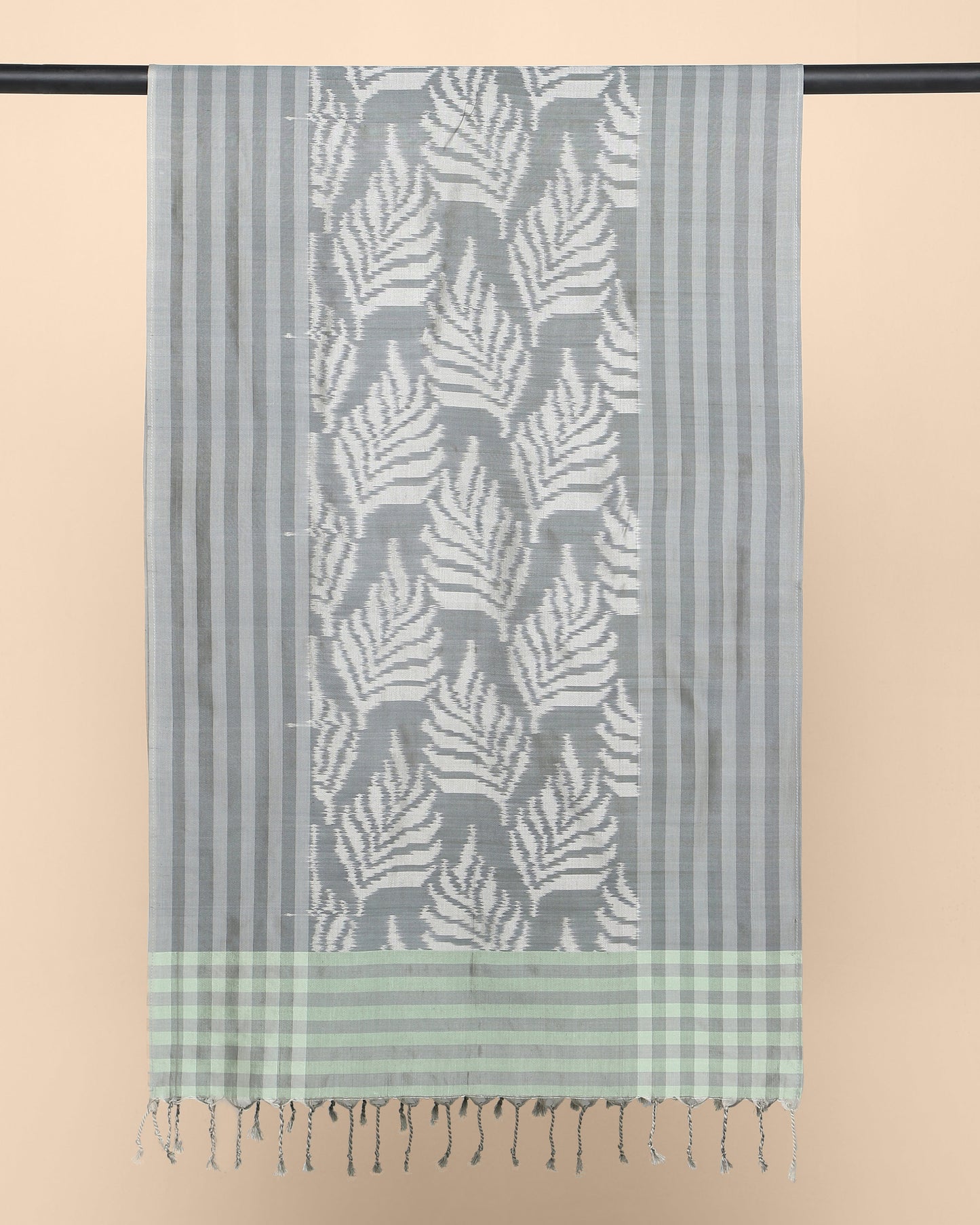 Usha Weft Ikat Cotton Silk Stole