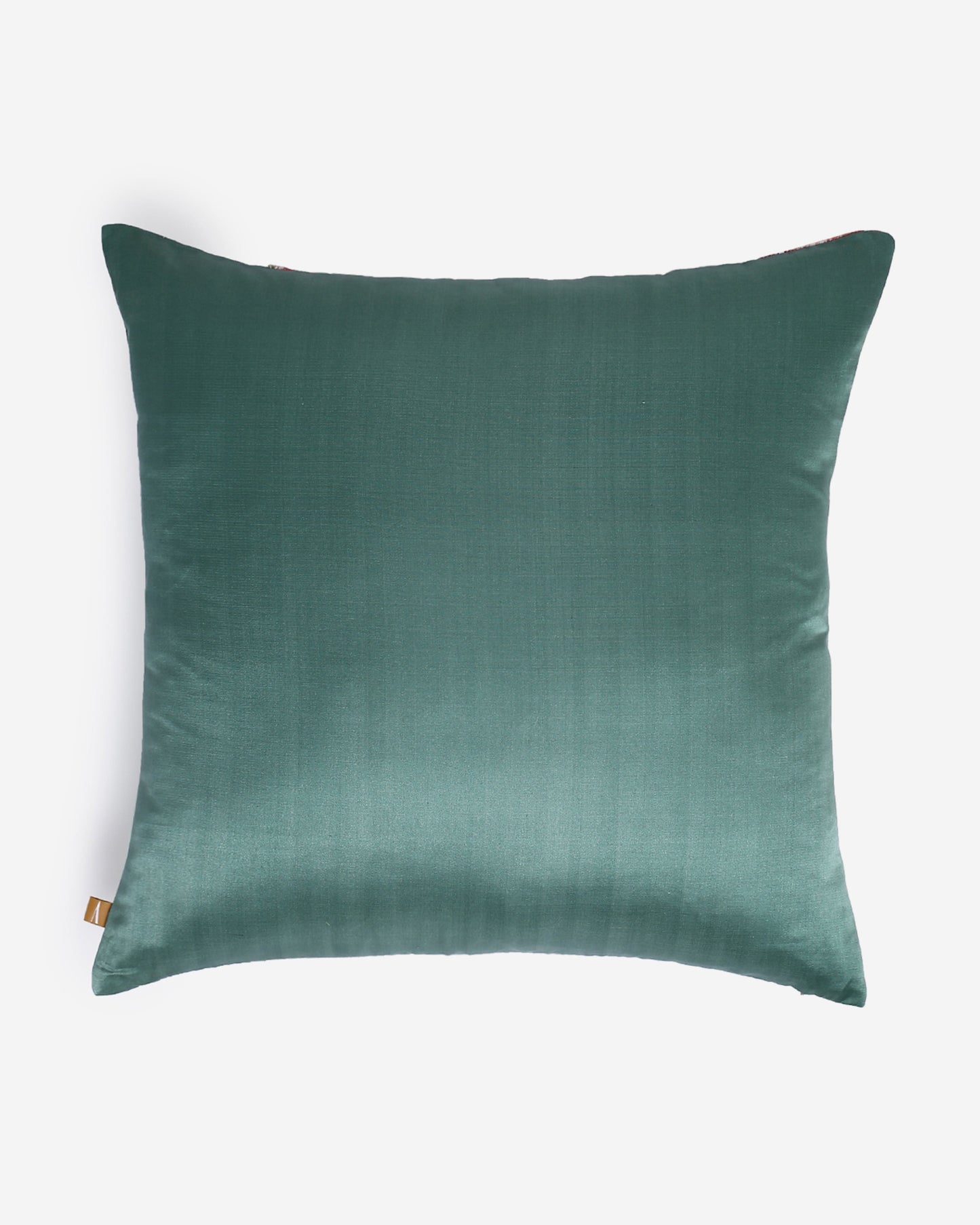 Birch Weft Ikat Silk Cotton Cushion Cover