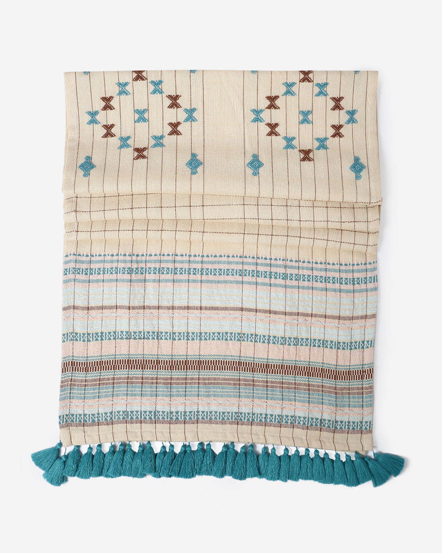 Caravan Extra Weft Cotton Table Runner