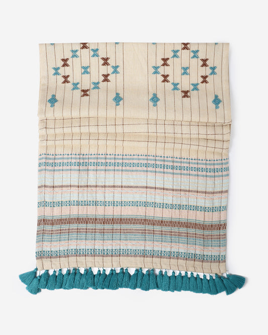 Caravan Extra Weft Cotton Table Runner