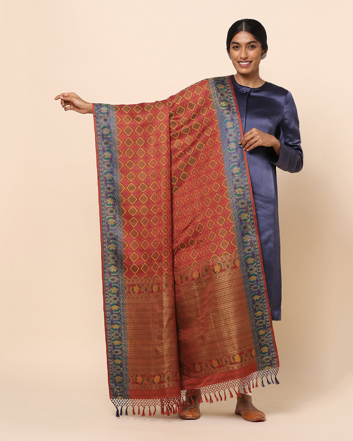 Shristi Tanchoi Silk Dupatta
