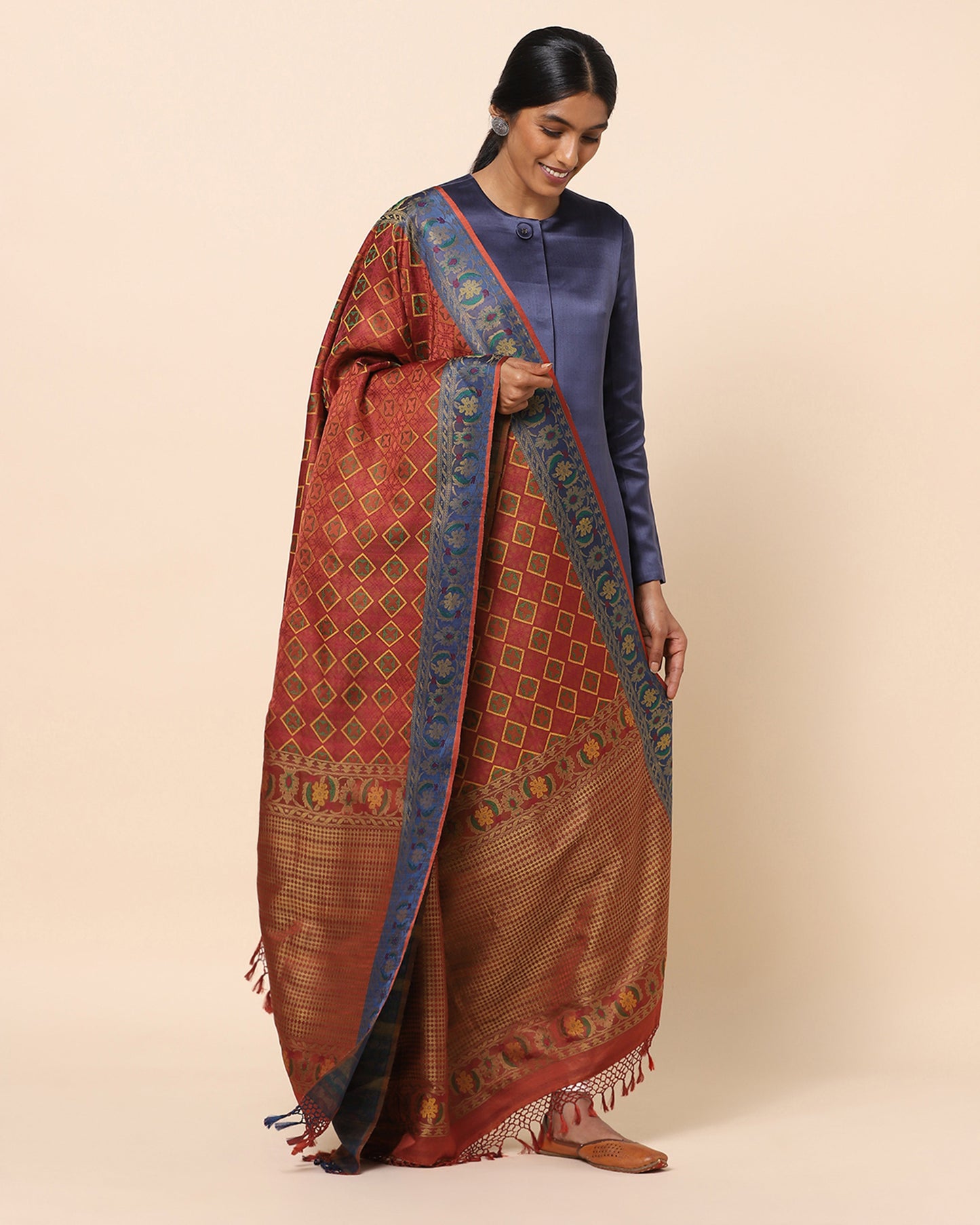 Shristi Tanchoi Silk Dupatta