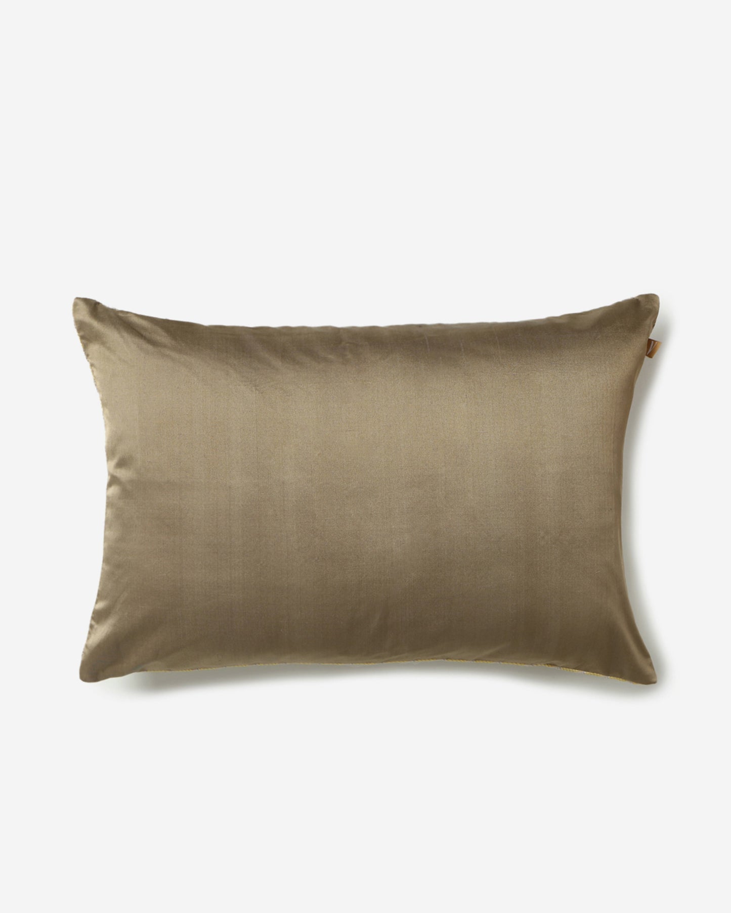Trick Satin Brocade Silk Cotton Cushion Cover