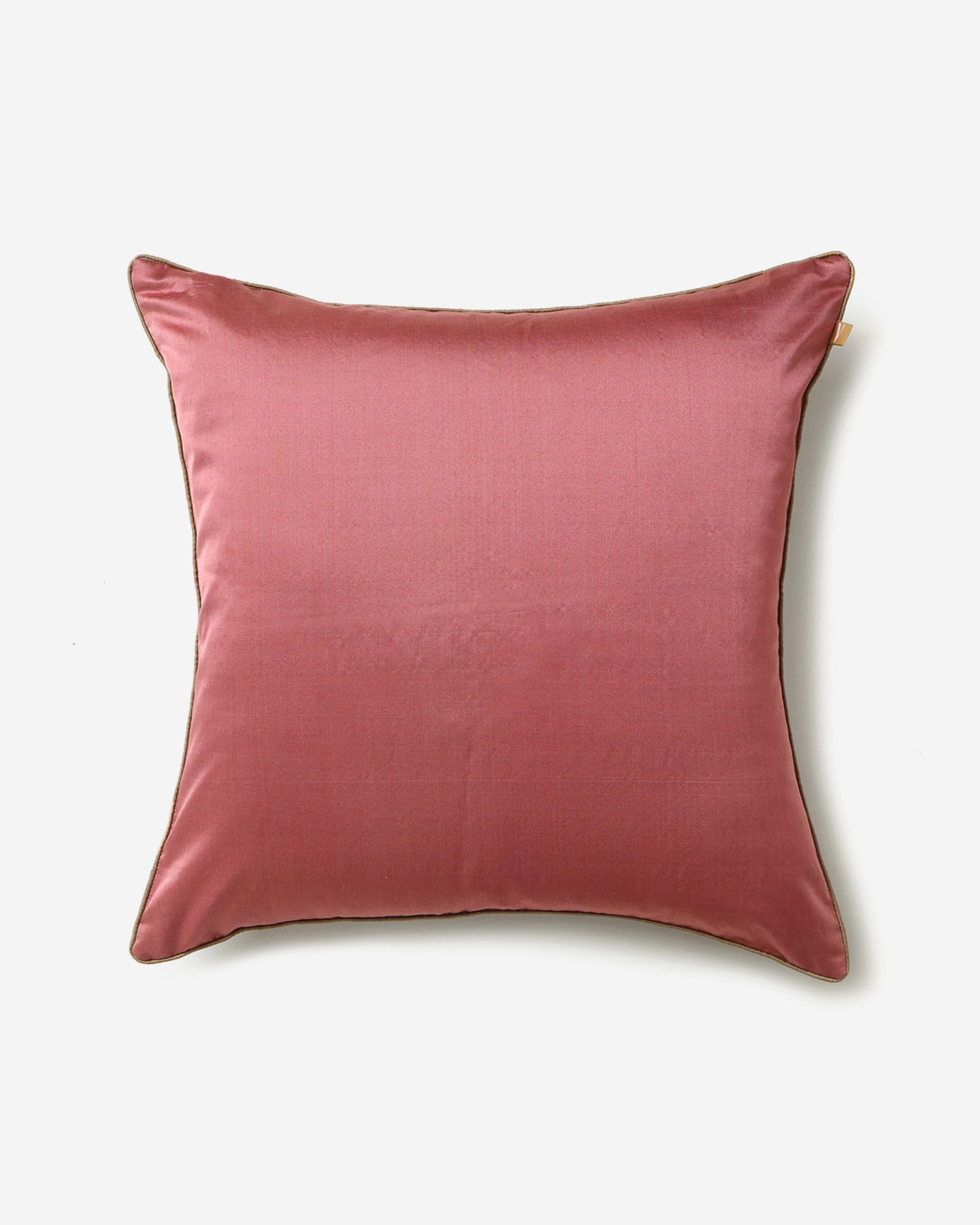 Triangle Satin Brocade Silk Cotton Cushion Cover