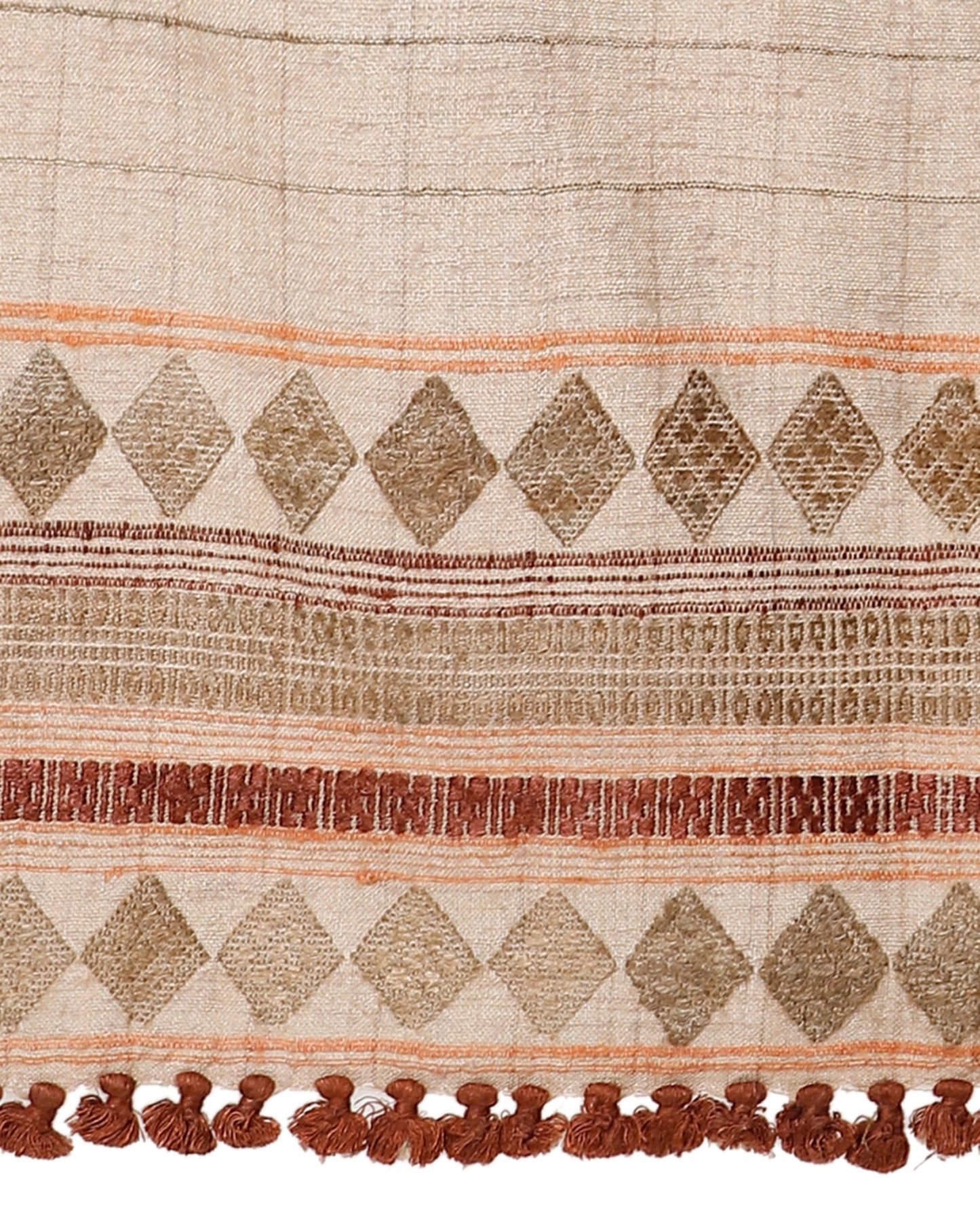 Dhruv Extra Weft Wool Silk Stole