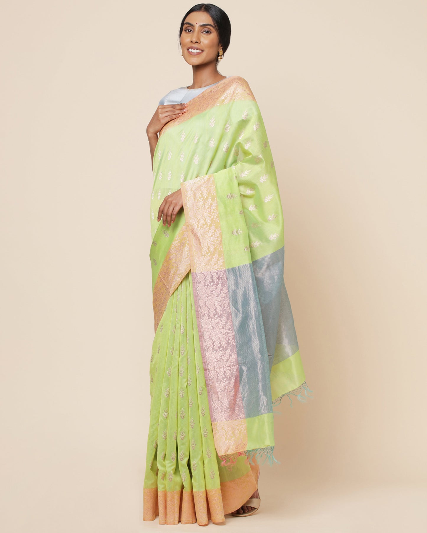 Sarasija Kadwa Silk Cotton Saree