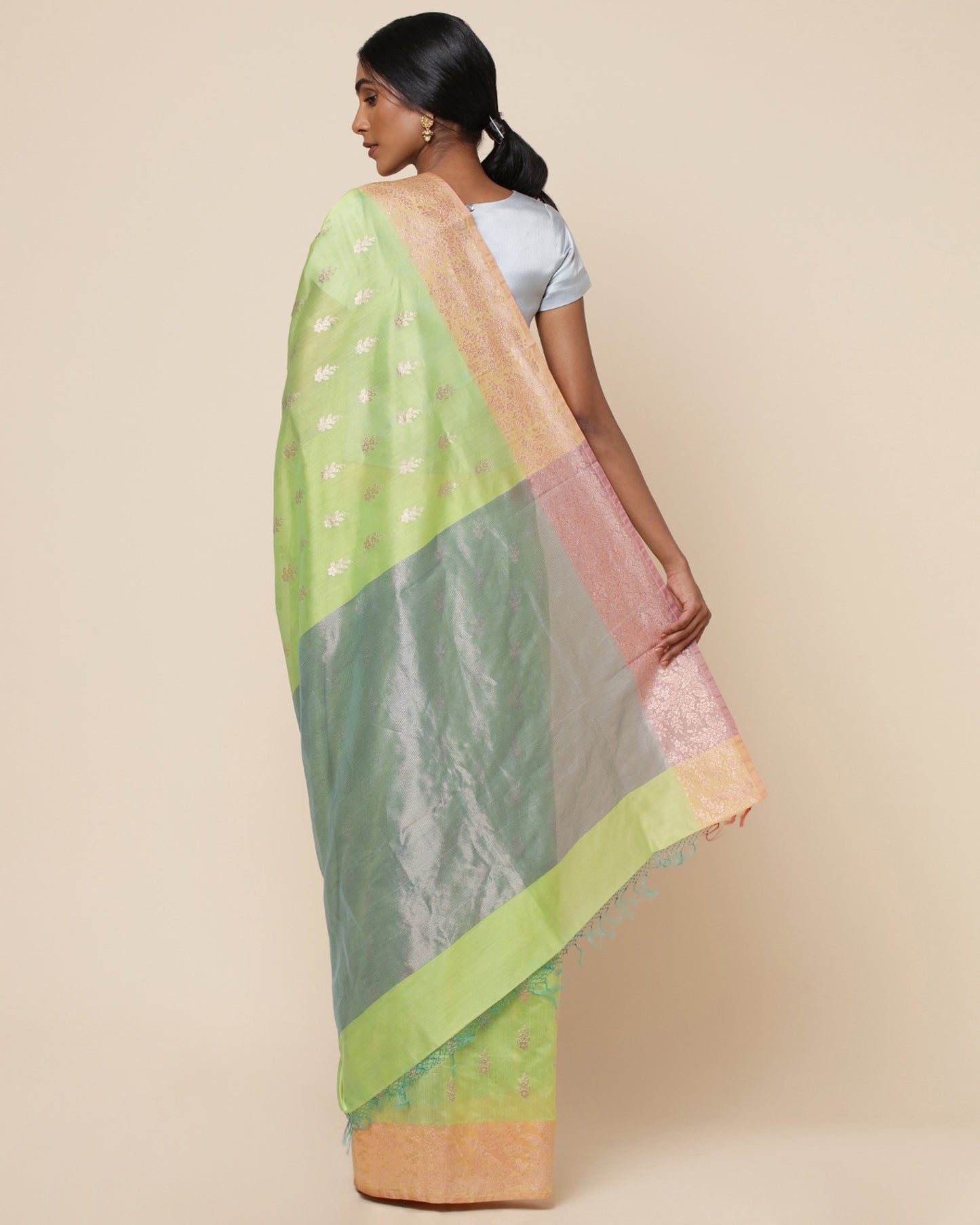 Sarasija Kadwa Silk Cotton Saree