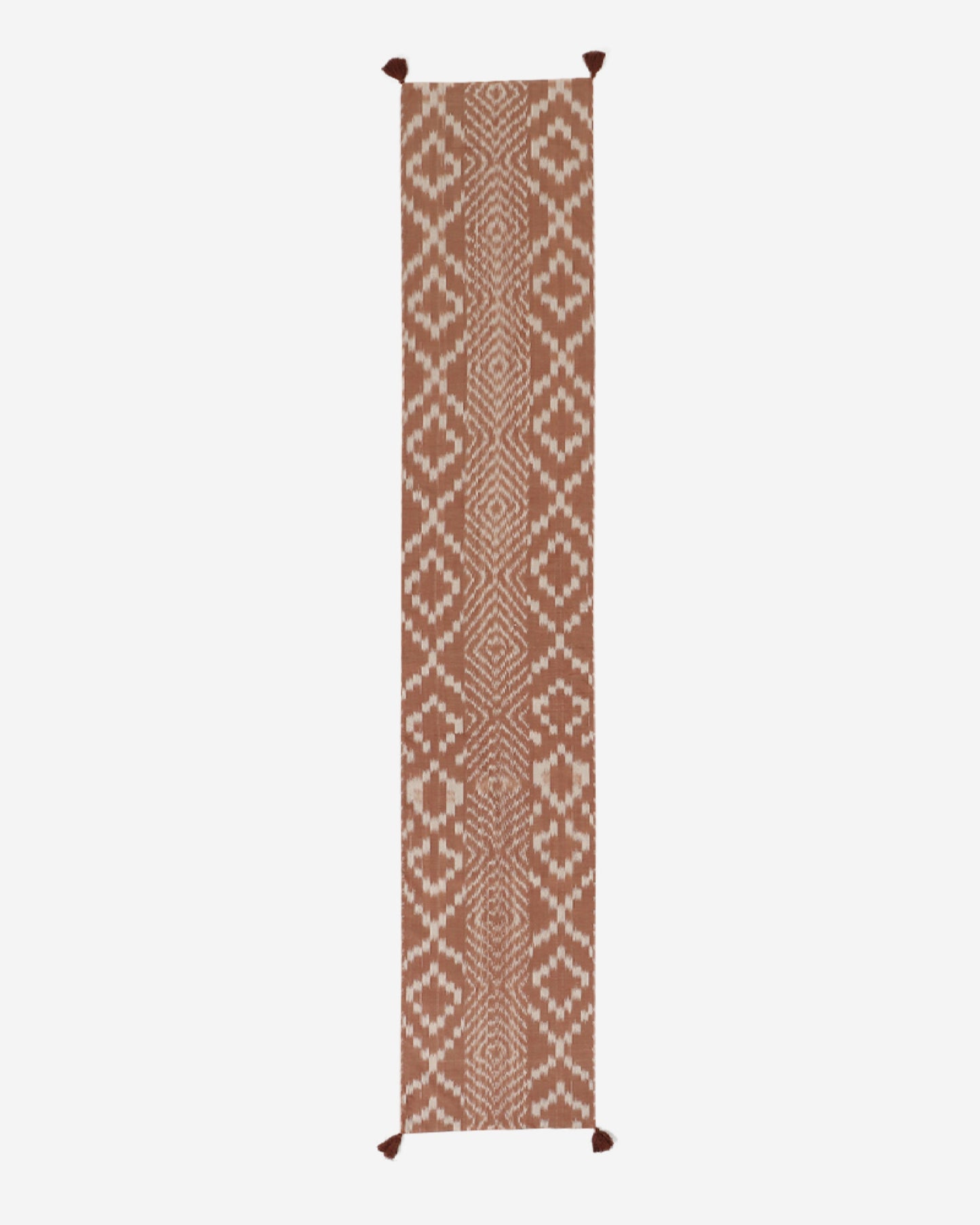 Stria Warp Ikat Cotton Table Runner