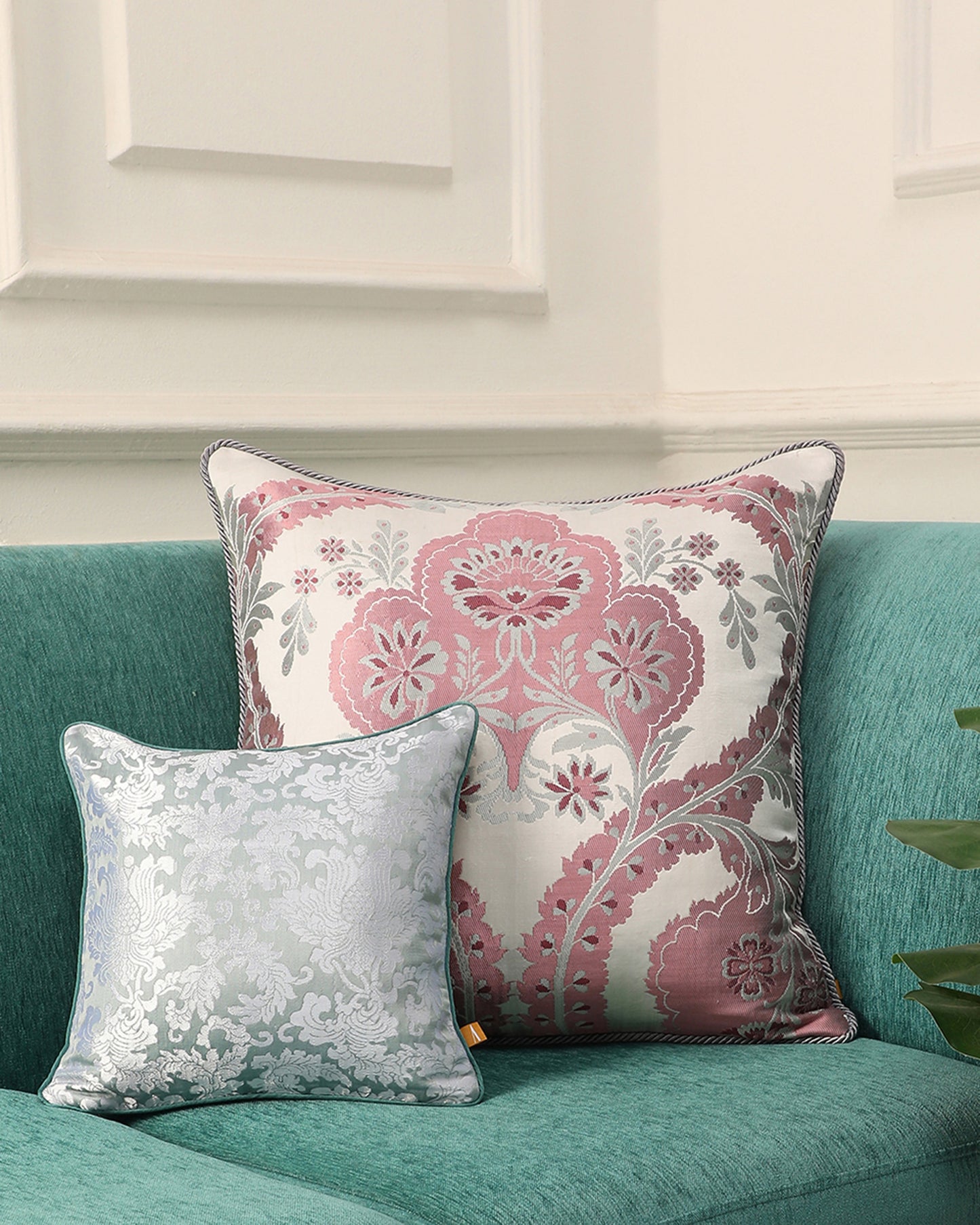 Amala Gyasar Silk Cushion Cover