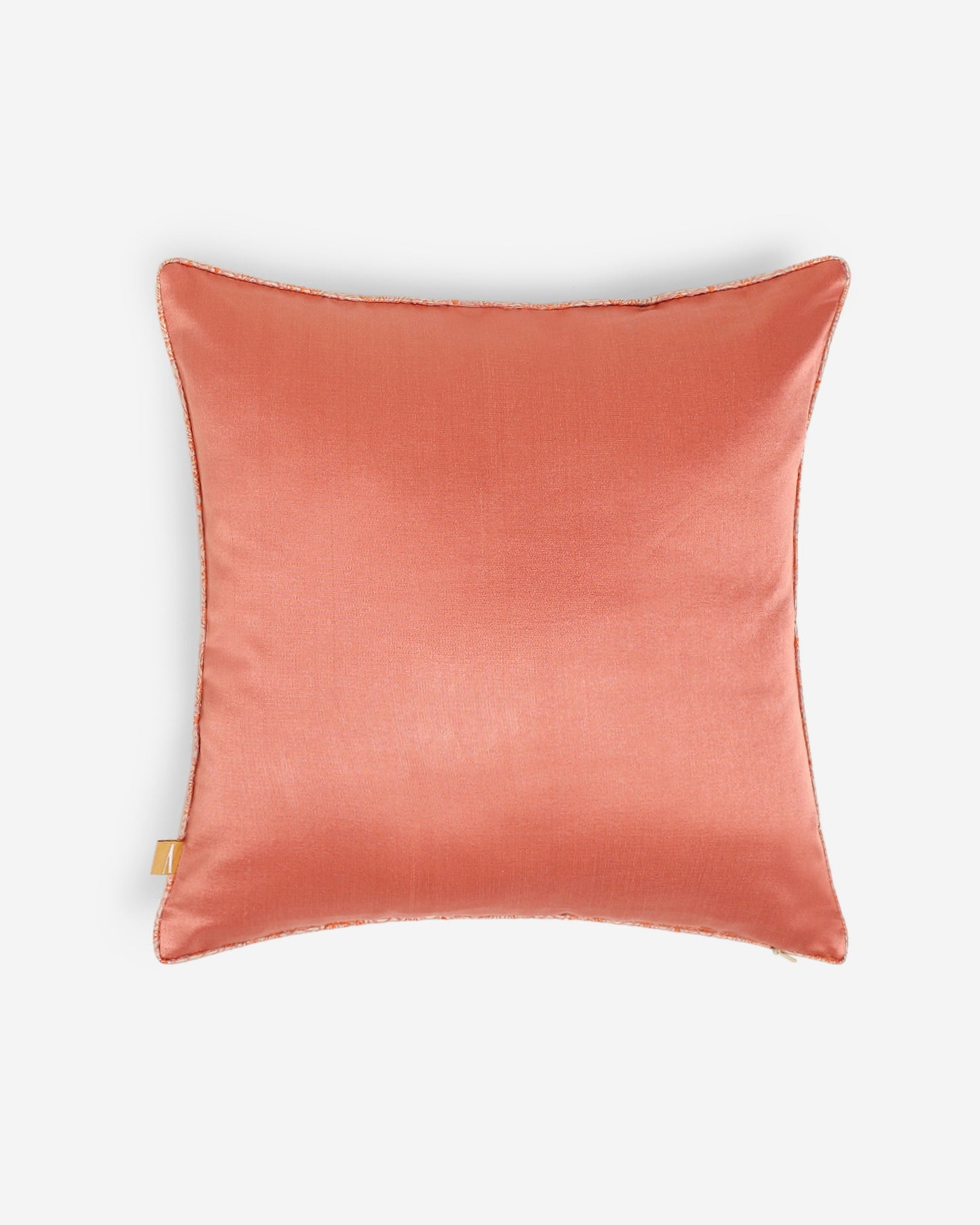 Solid Satin Silk Cotton Cushion Cover