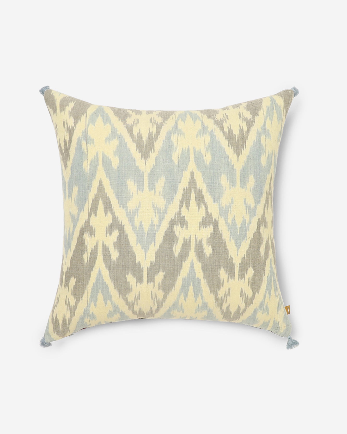 Yolanda Warp Ikat Cotton Cushion Cover