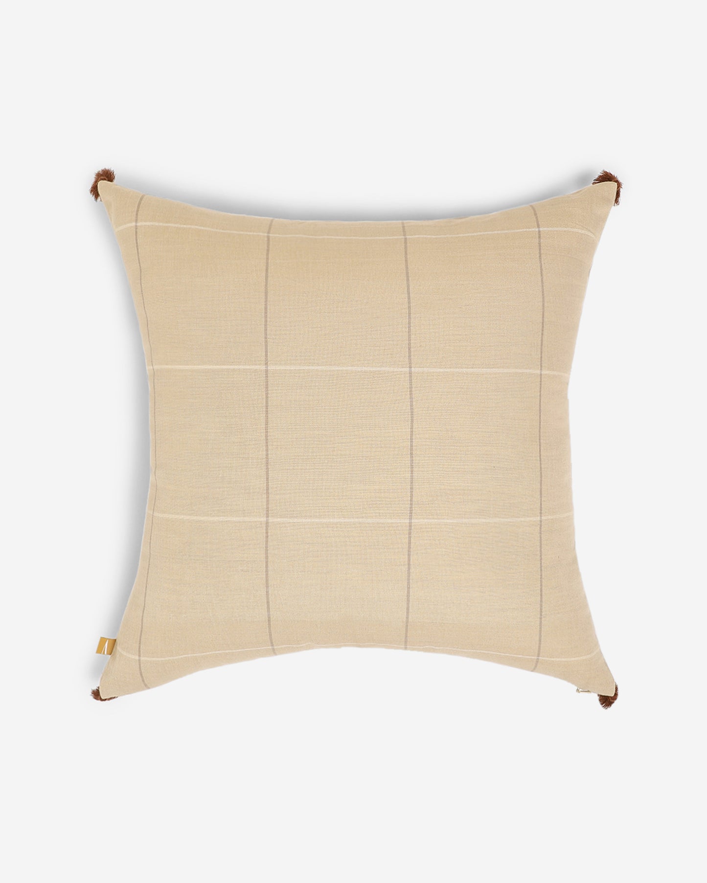 Delma Weft Ikat Cotton Silk Cushion Cover