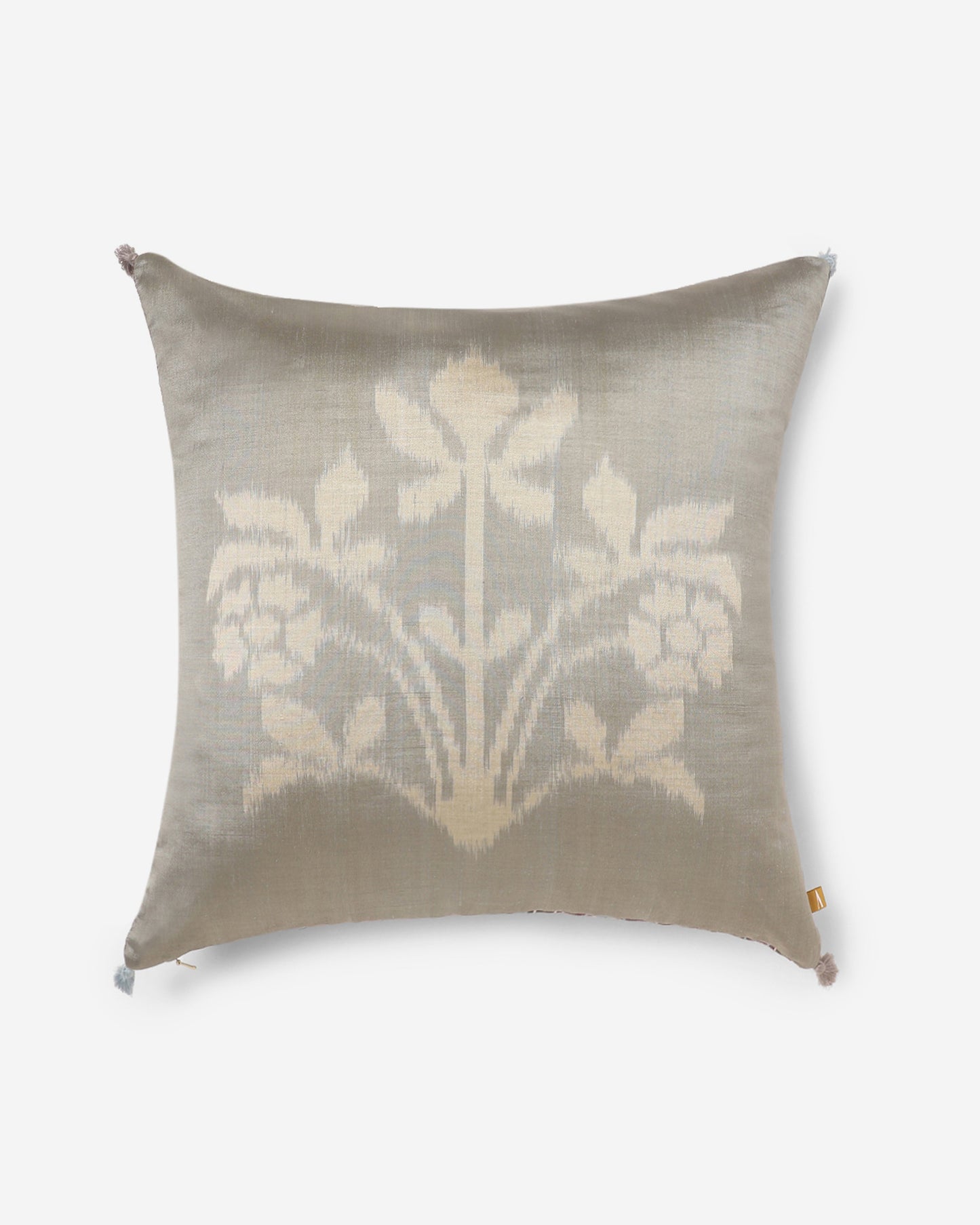 Vanessa Weft Ikat Cotton Silk Cushion Cover