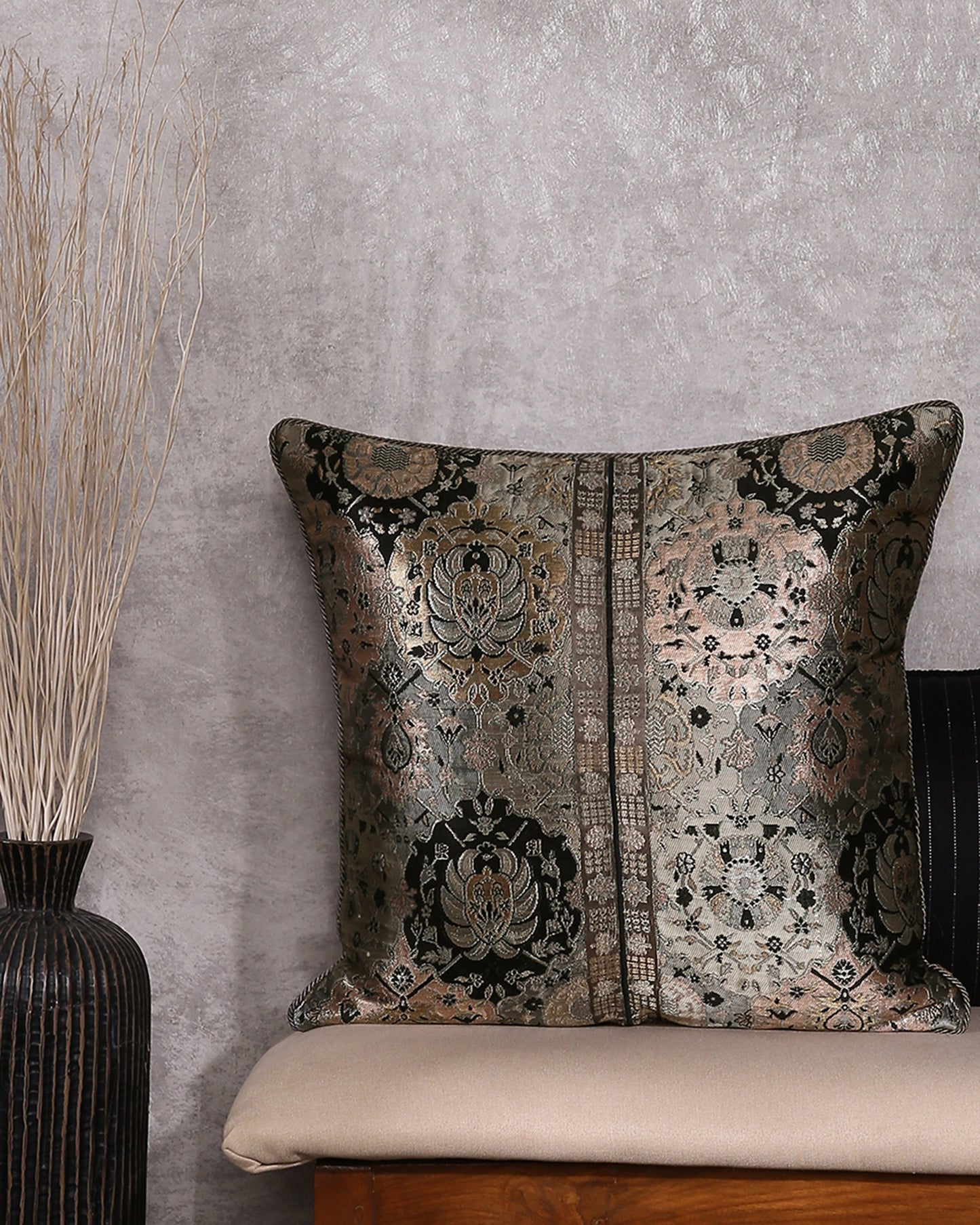 Suzani Gyasar Silk Cushion Cover