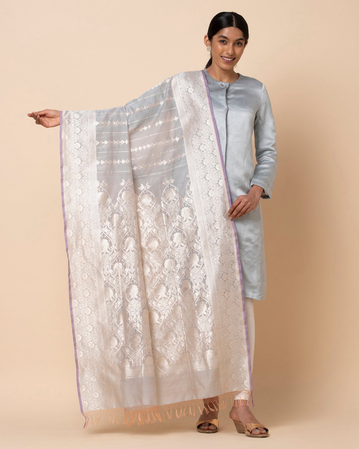 Vadi Powdi Silk Cotton Dupatta