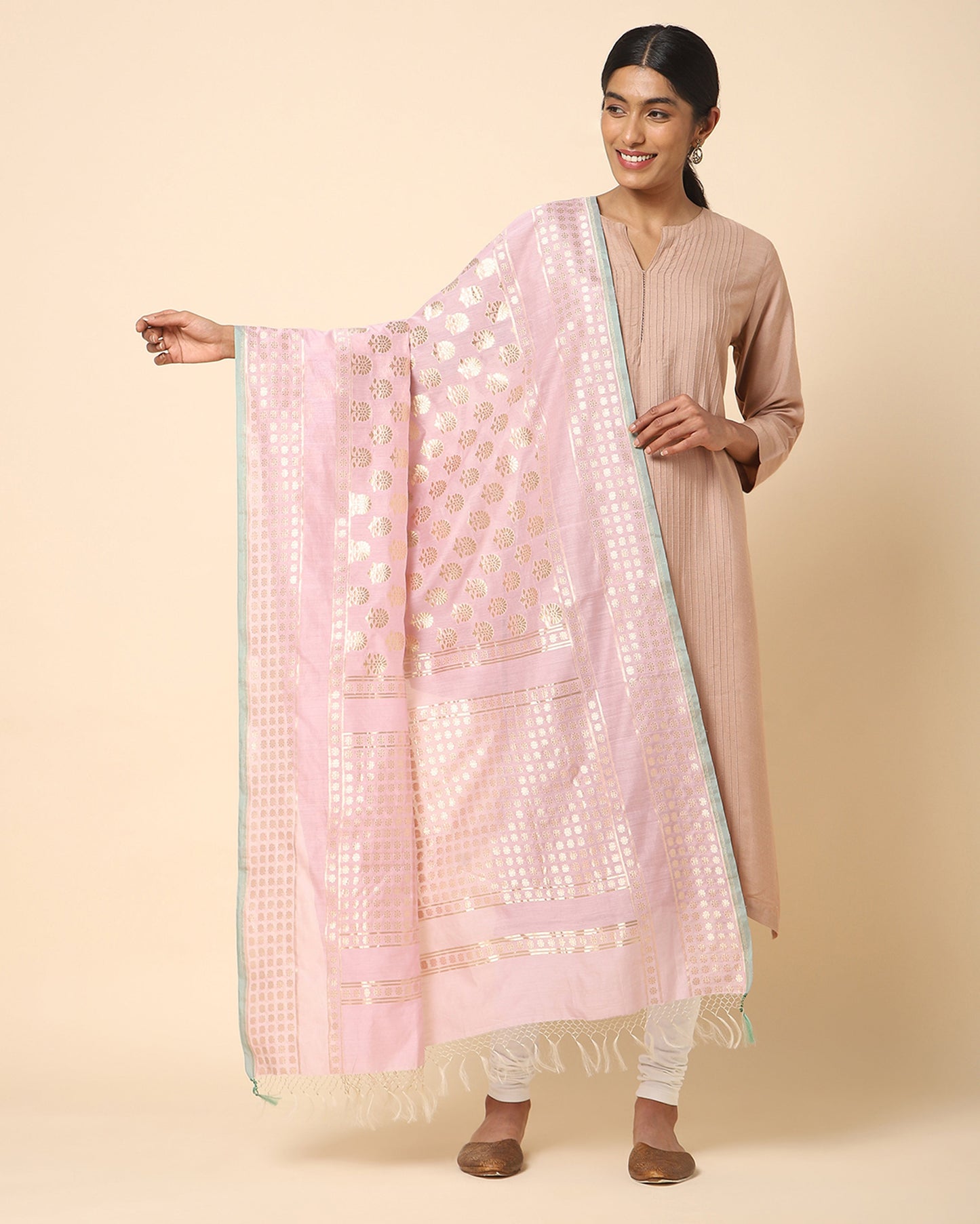 Aadhila Powdi Silk Cotton Dupatta