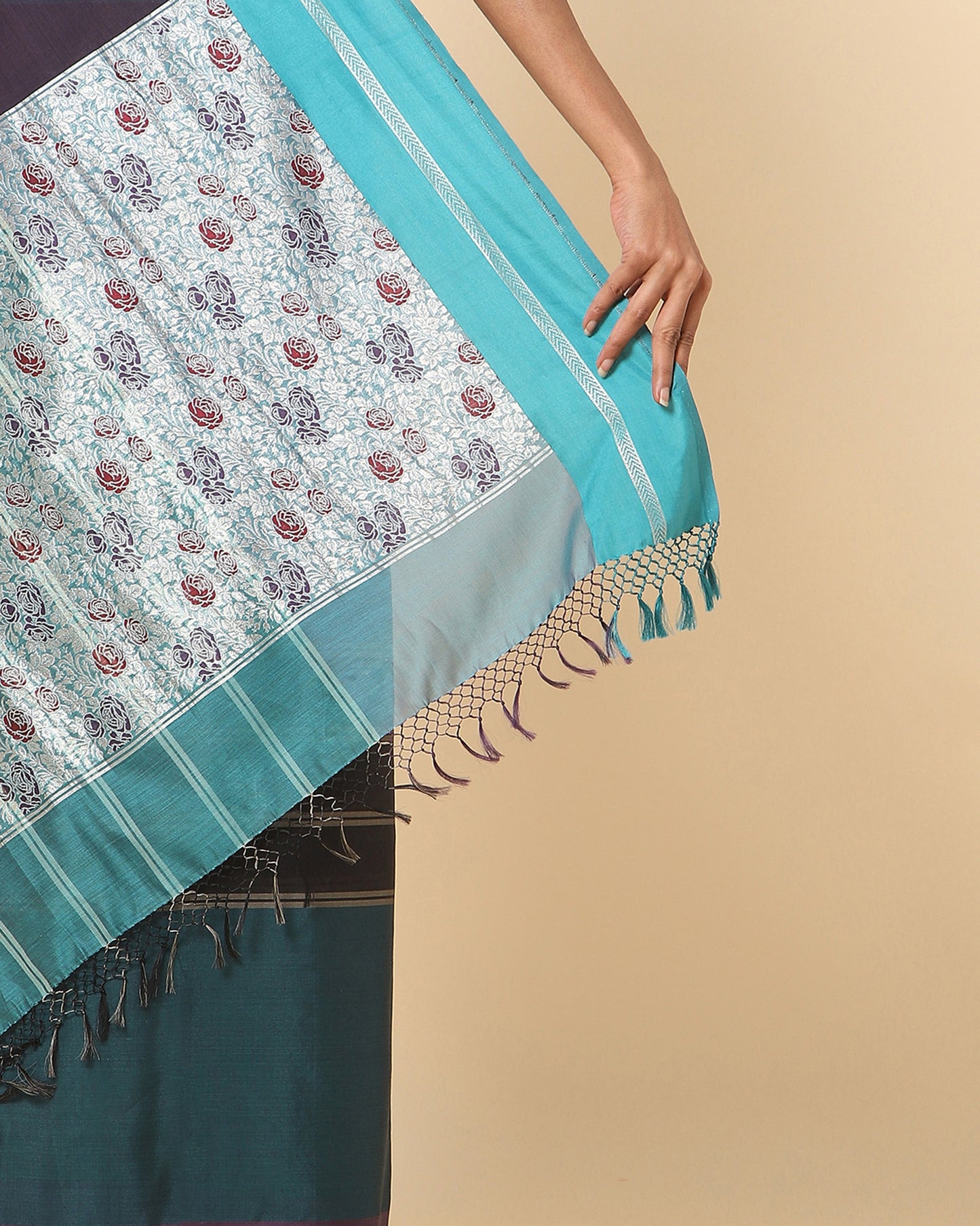 Tianna Powdi Silk Cotton Saree
