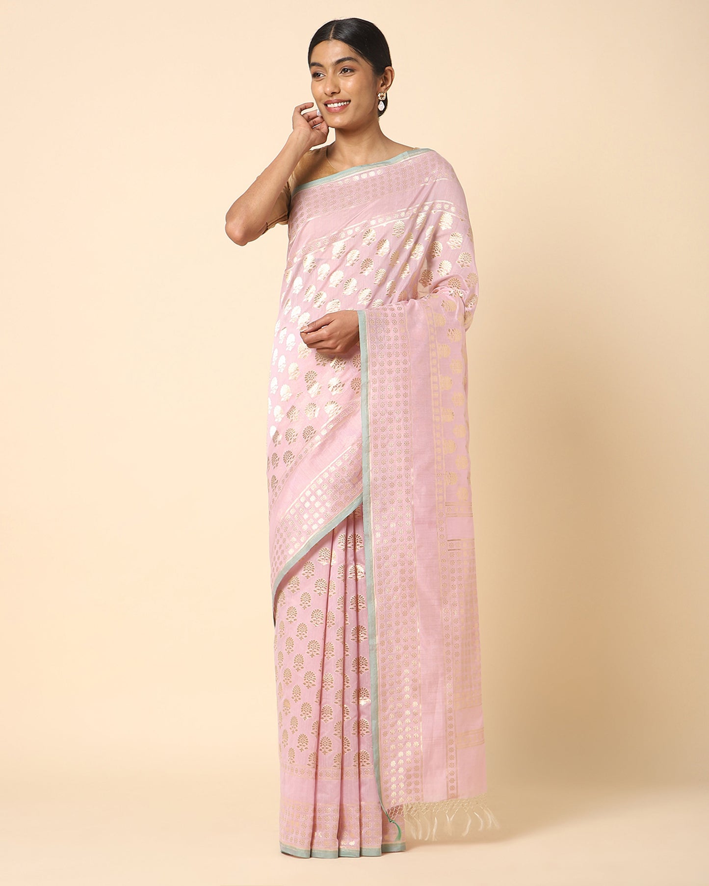 Aadhila Powdi Silk Cotton Saree