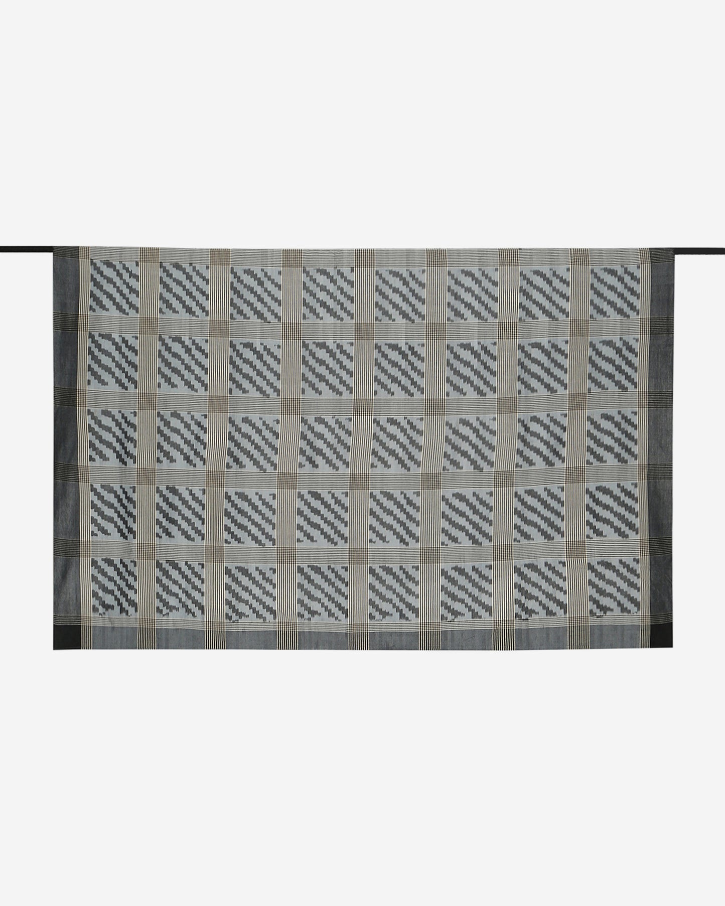 Avisa Warp Ikat Cotton Bed Cover
