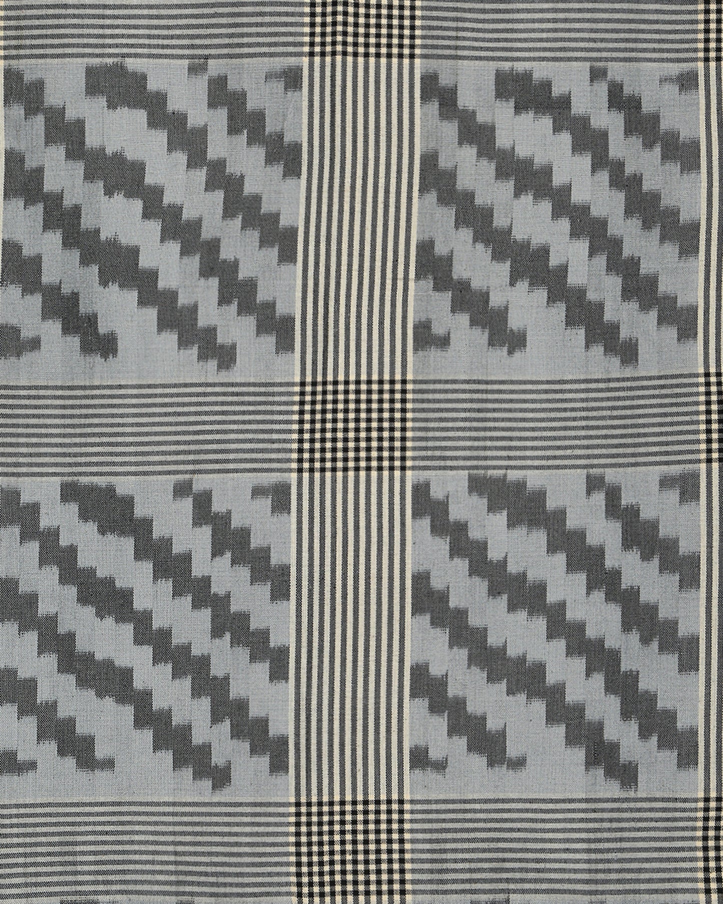 Avisa Warp Ikat Cotton Bed Cover