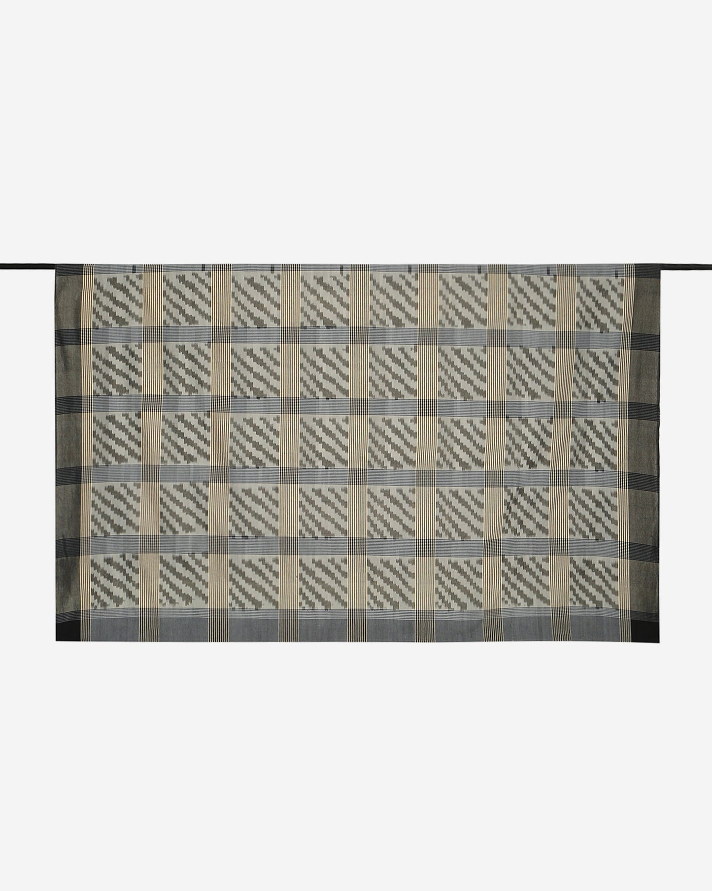 Avisa Warp Ikat Cotton Bed Cover