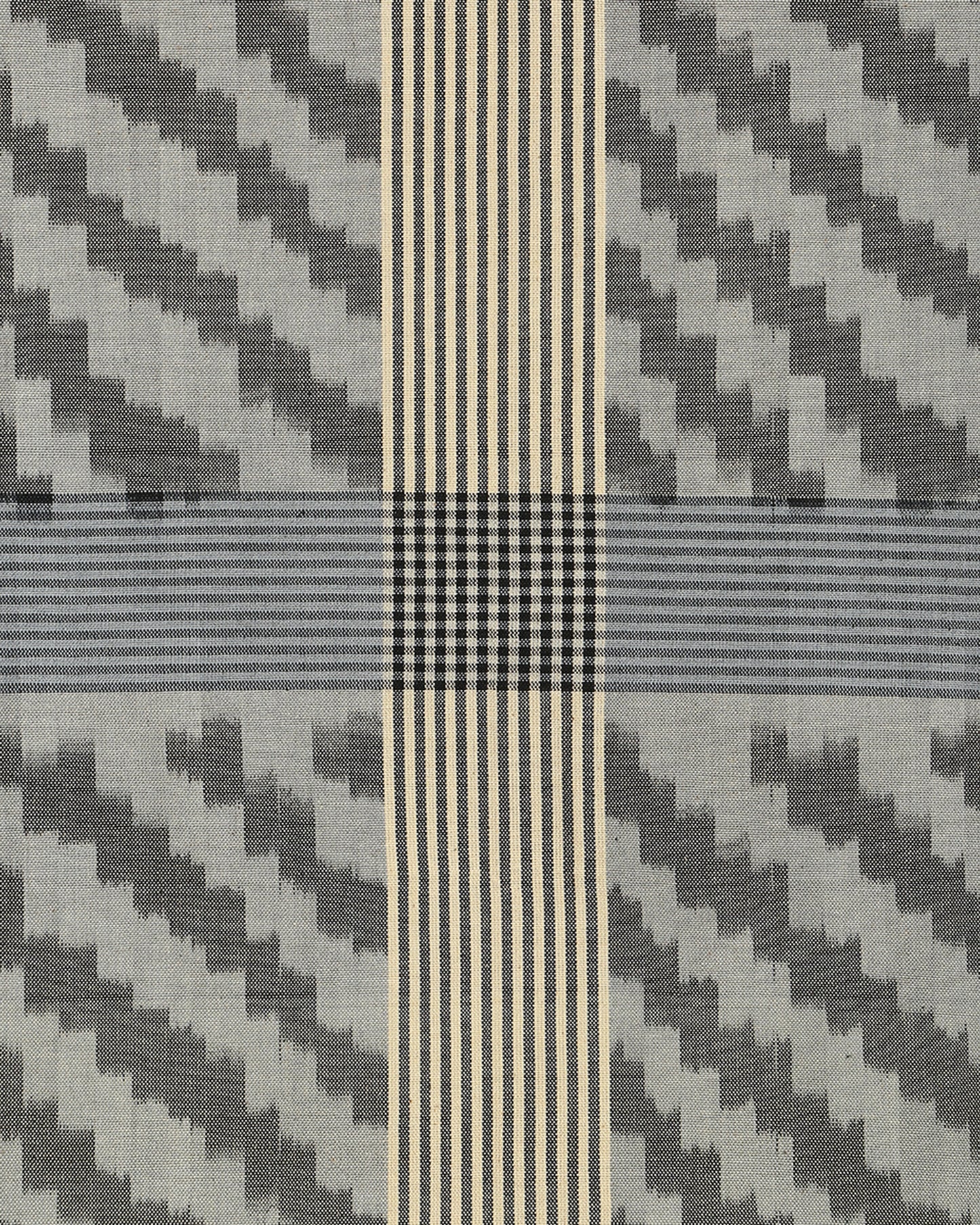 Avisa Warp Ikat Cotton Bed Cover