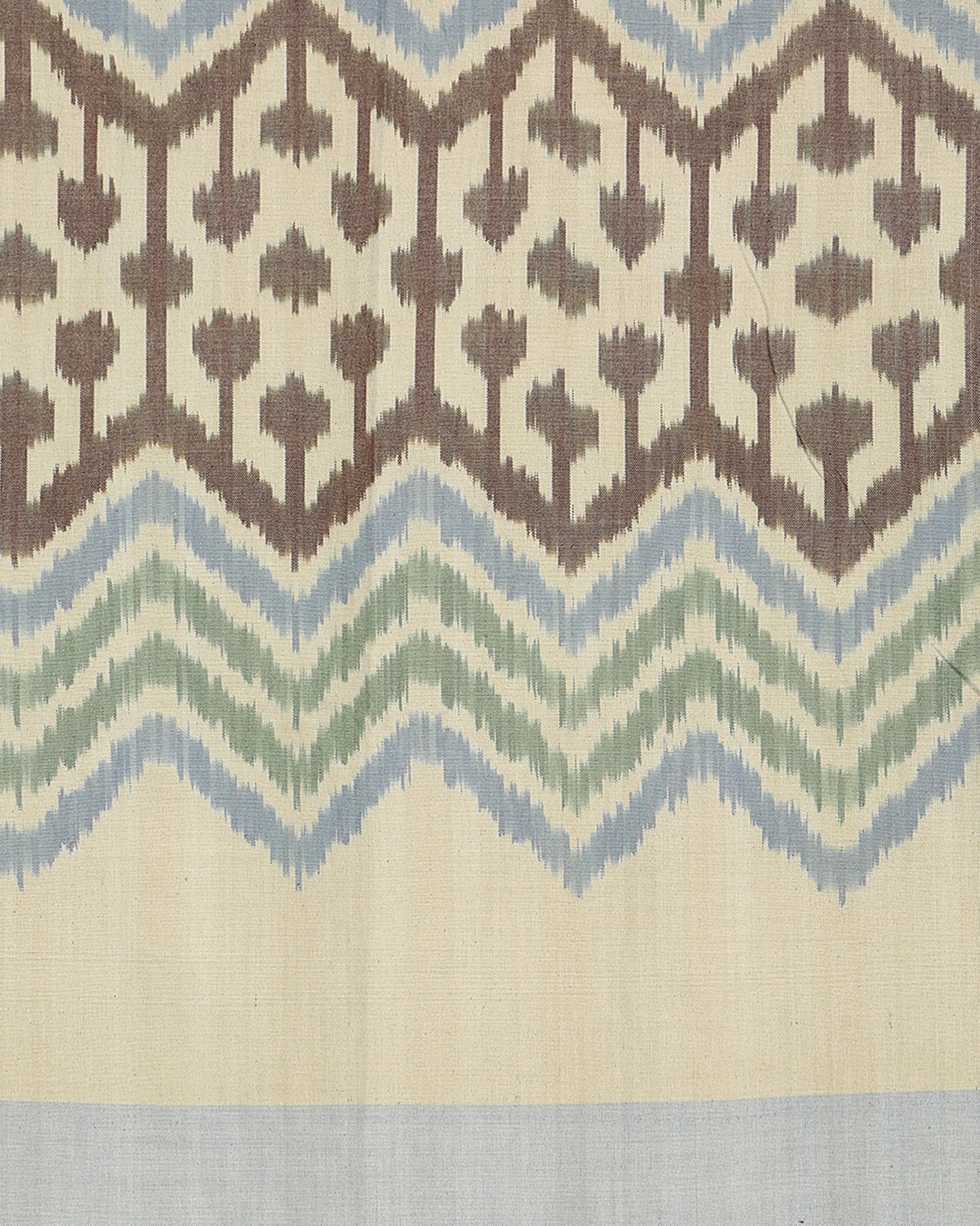 Zandra Warp Ikat Cotton Bed Cover