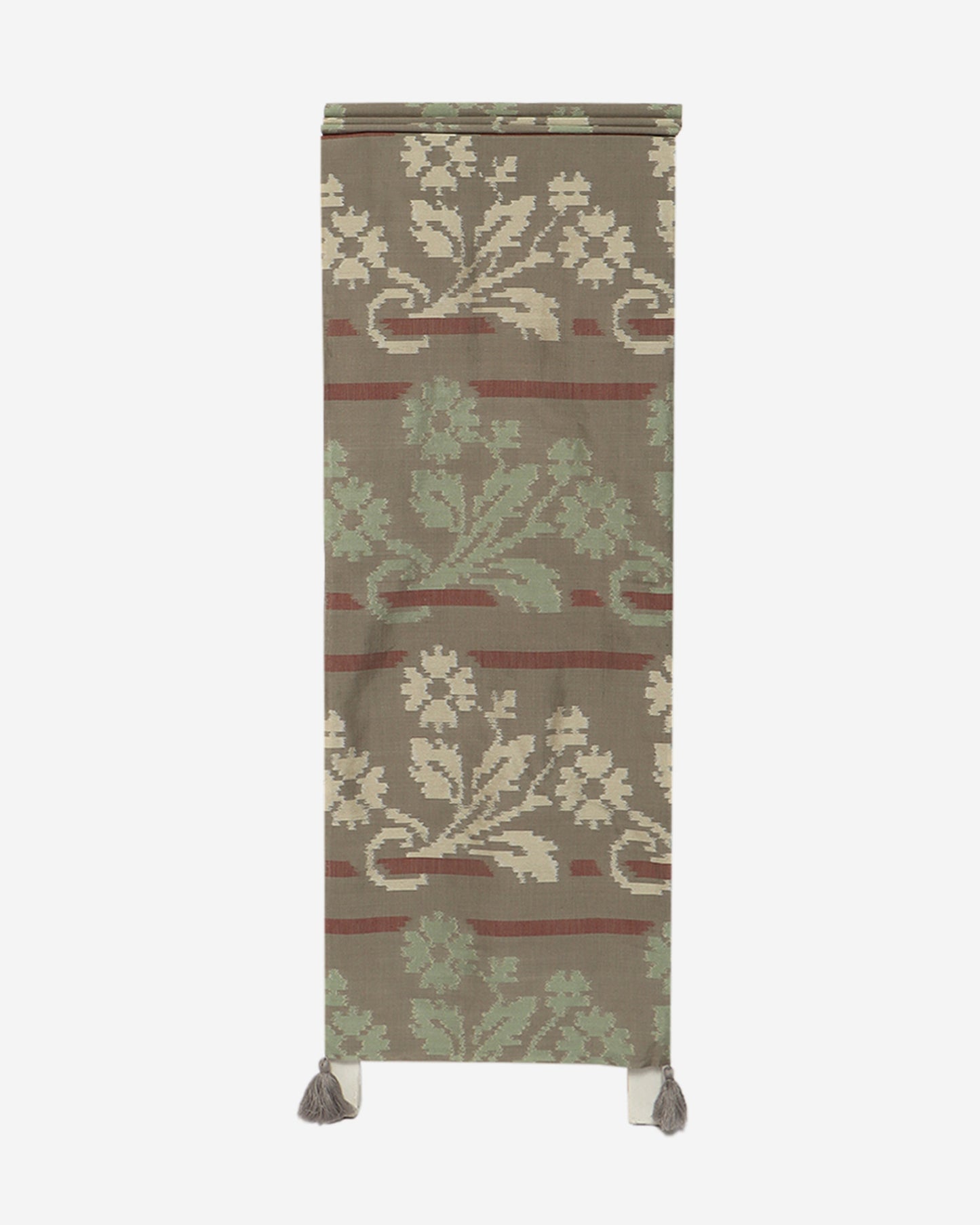 Tilda Weft Ikat Cotton Silk Table Runner