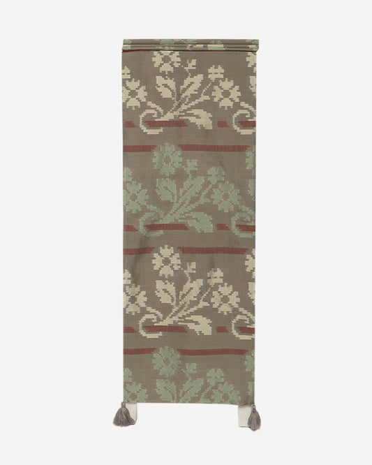 Tilda Weft Ikat Cotton Silk Table Runner