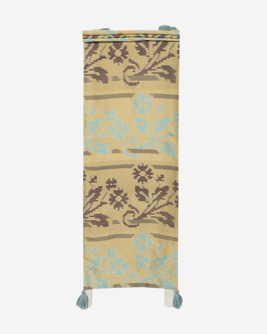 Tilda Weft Ikat Cotton Silk Table Runner