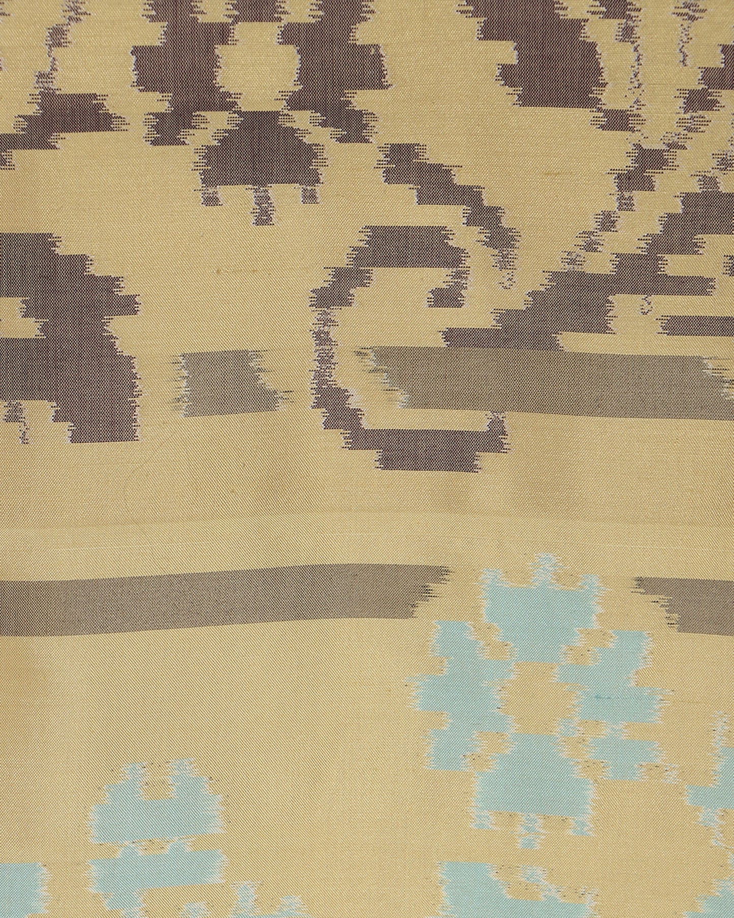 Tilda Weft Ikat Cotton Silk Table Runner