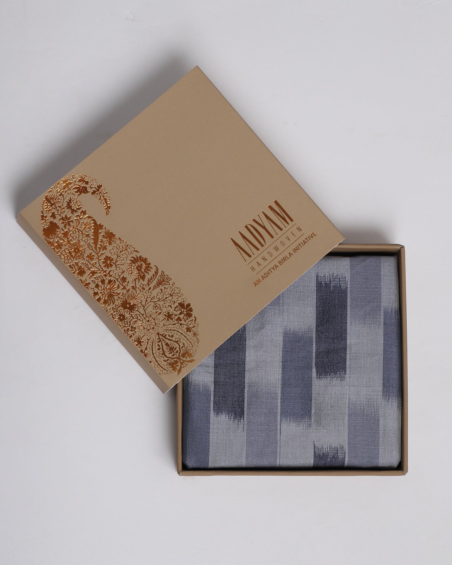 Brick Warp Ikat Silk Pocket Square