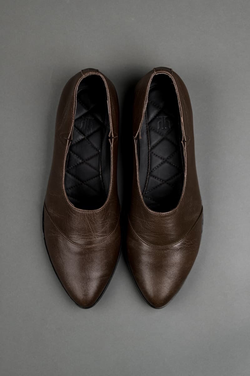 Chocolate Leather Shoes