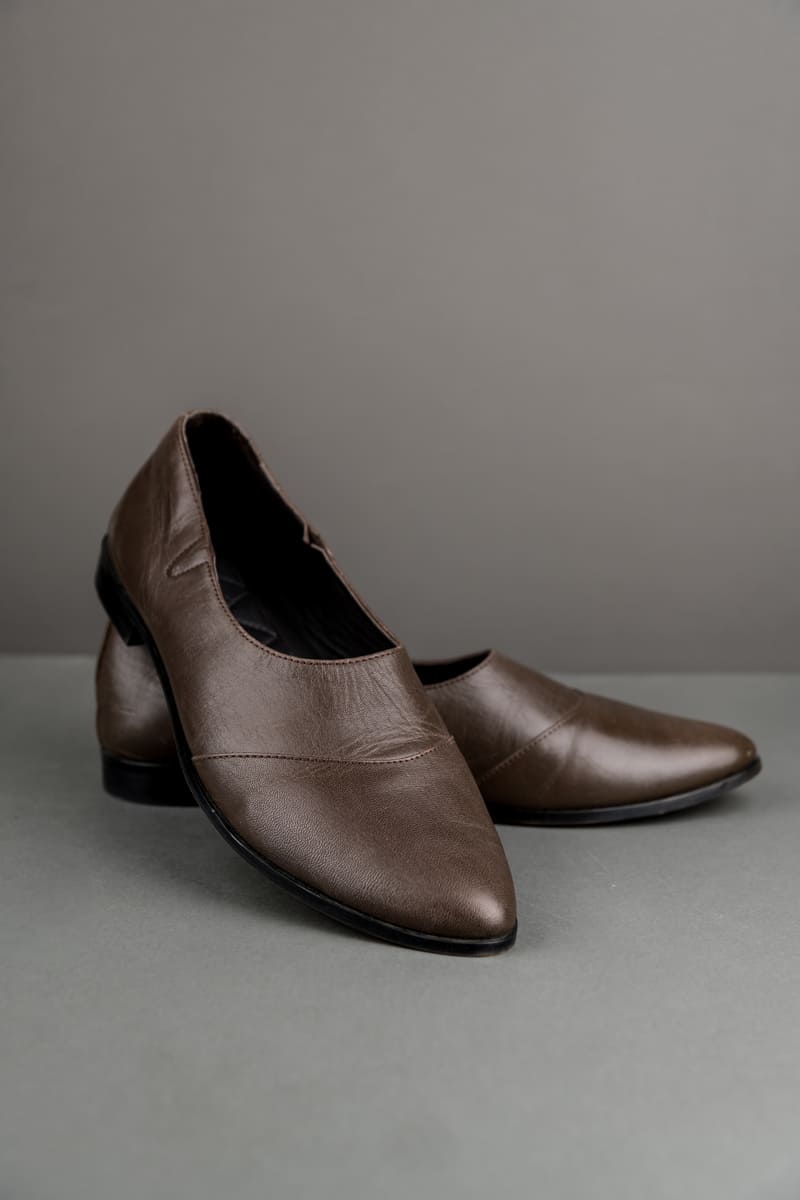 Chocolate Leather Shoes