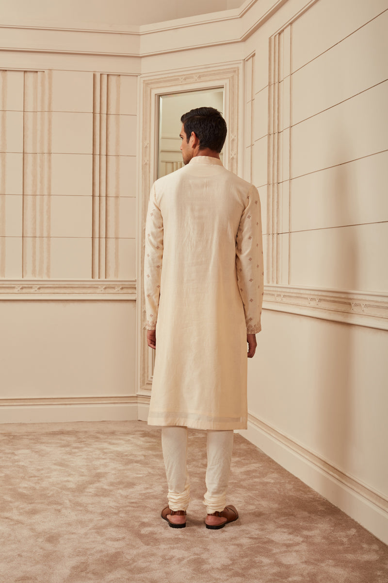 Placement Embroidery Kurta Set