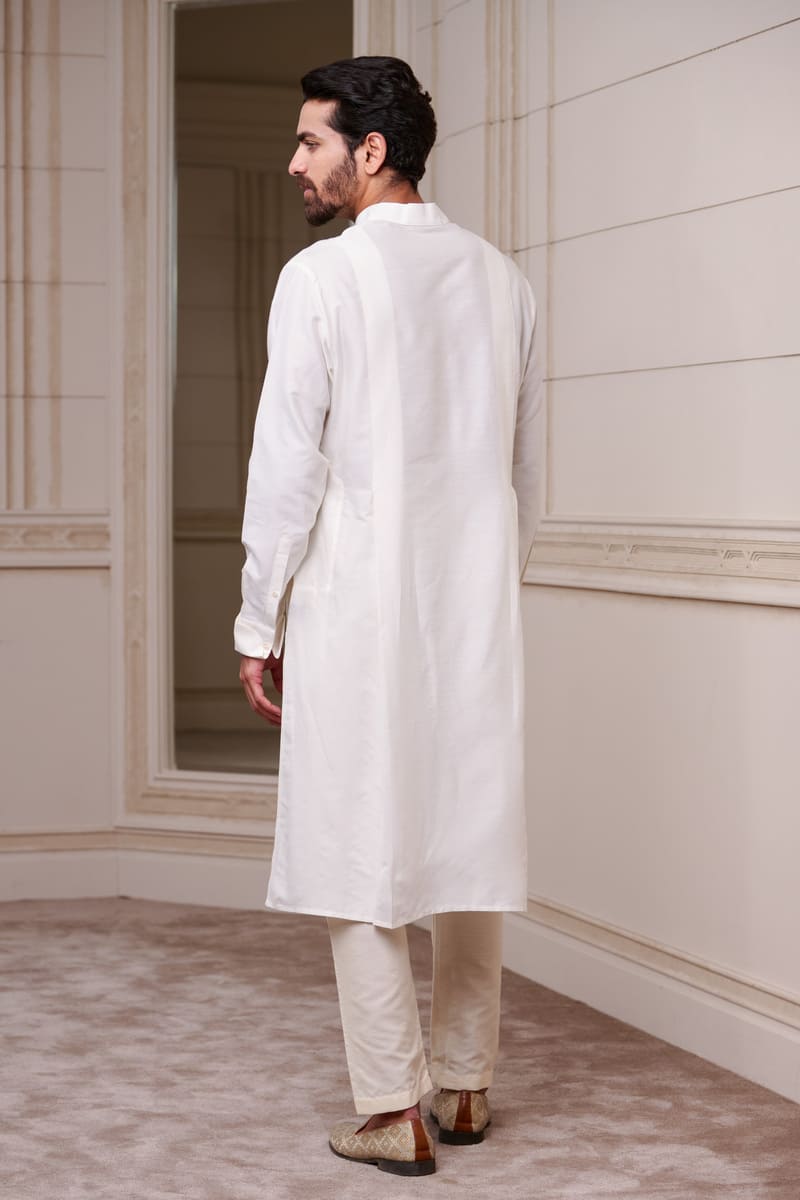 Open Collar Single Kurta